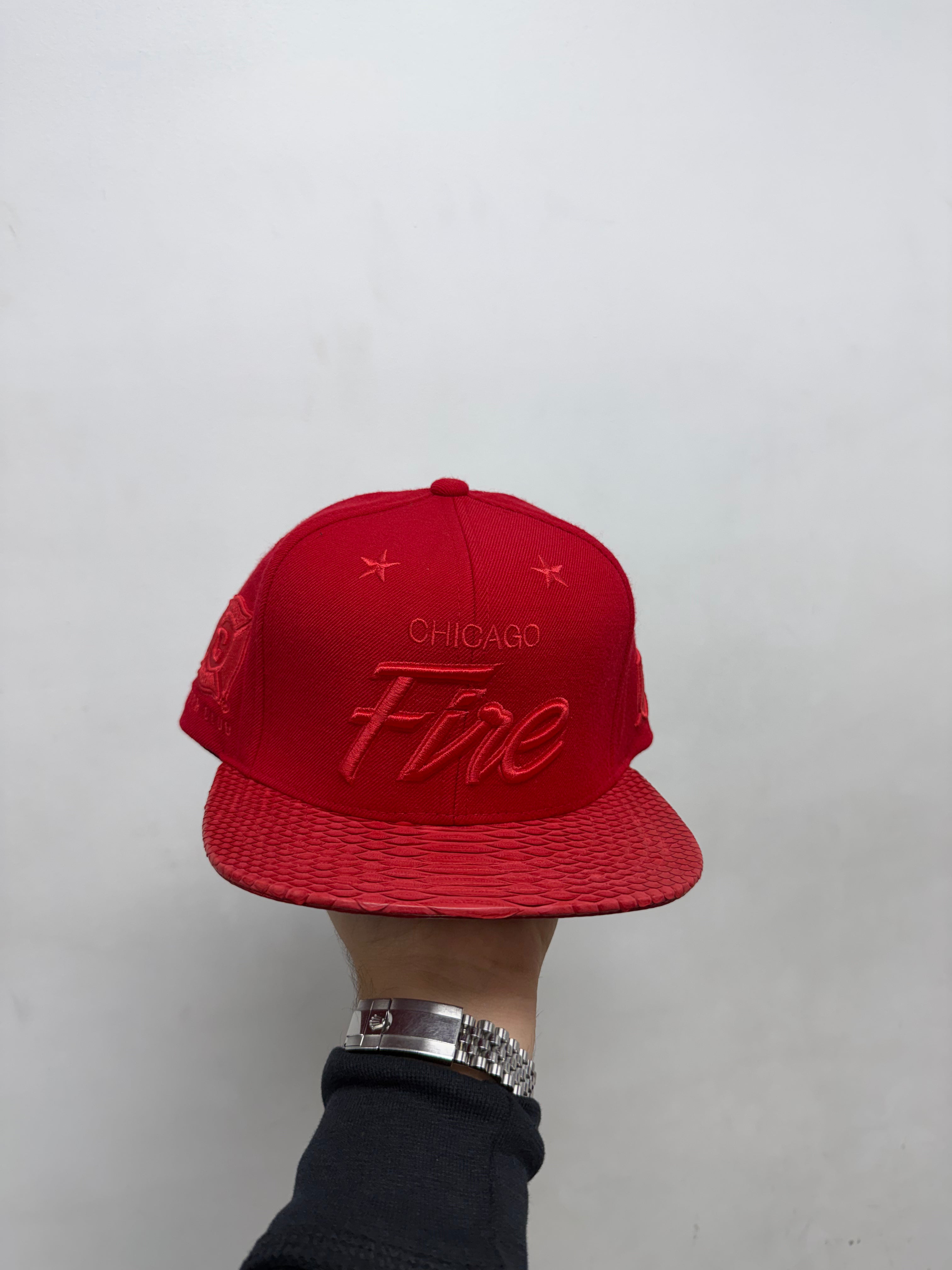 Just Don Red Chicago Fire Hat