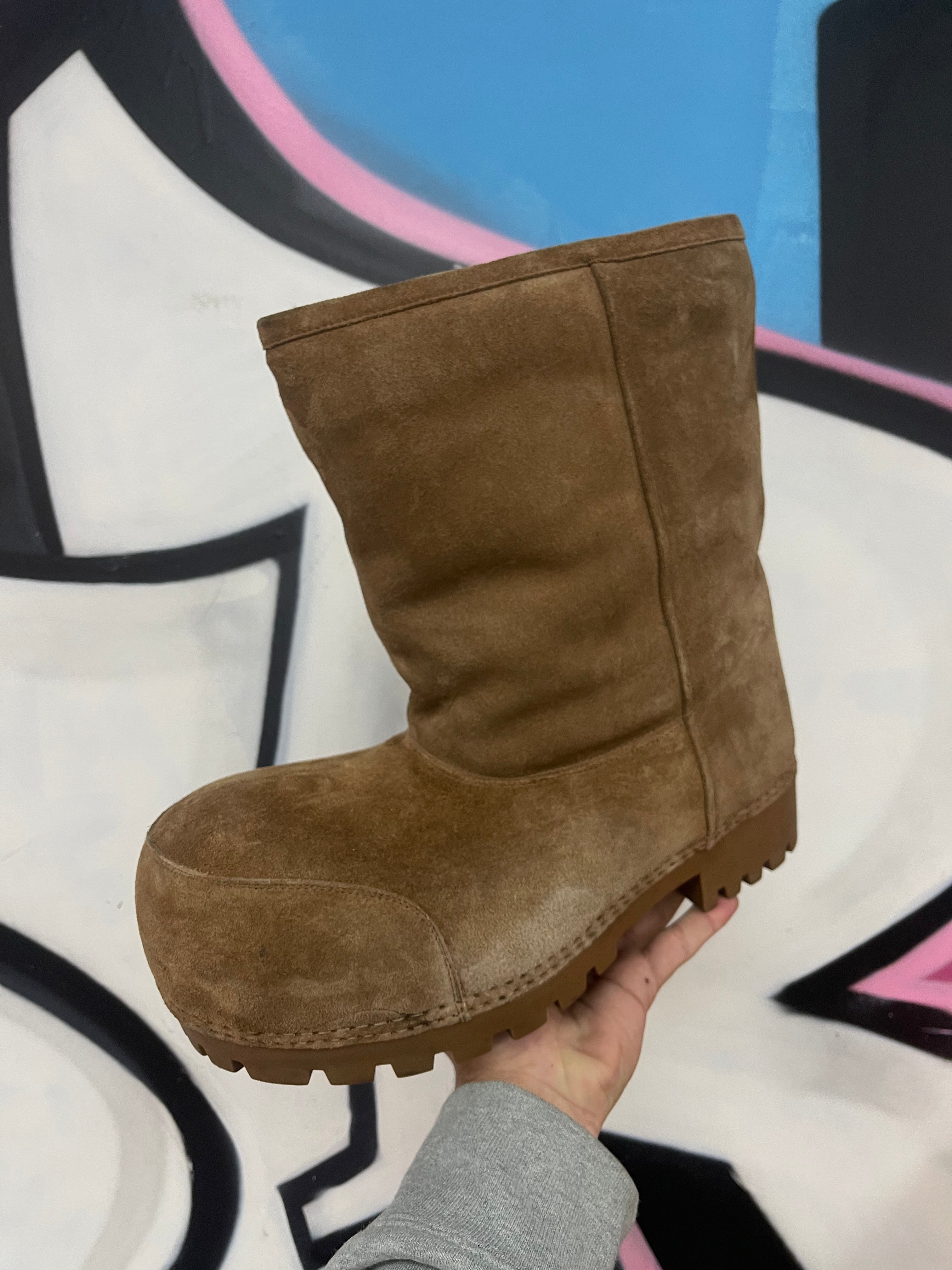 Rick Owens Chestnut Alaskan Boots