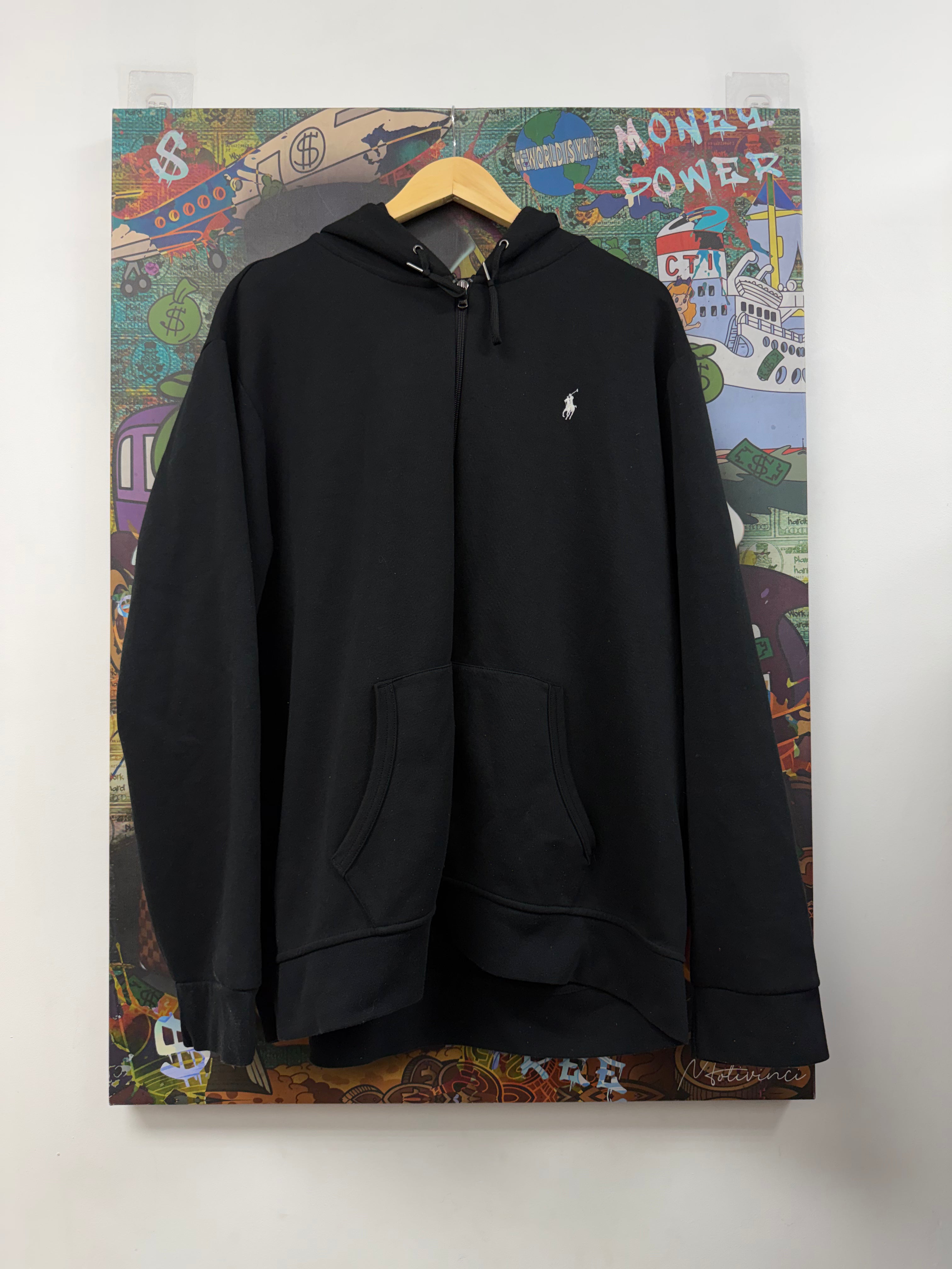 Polo Black White Tech Sweatsuit