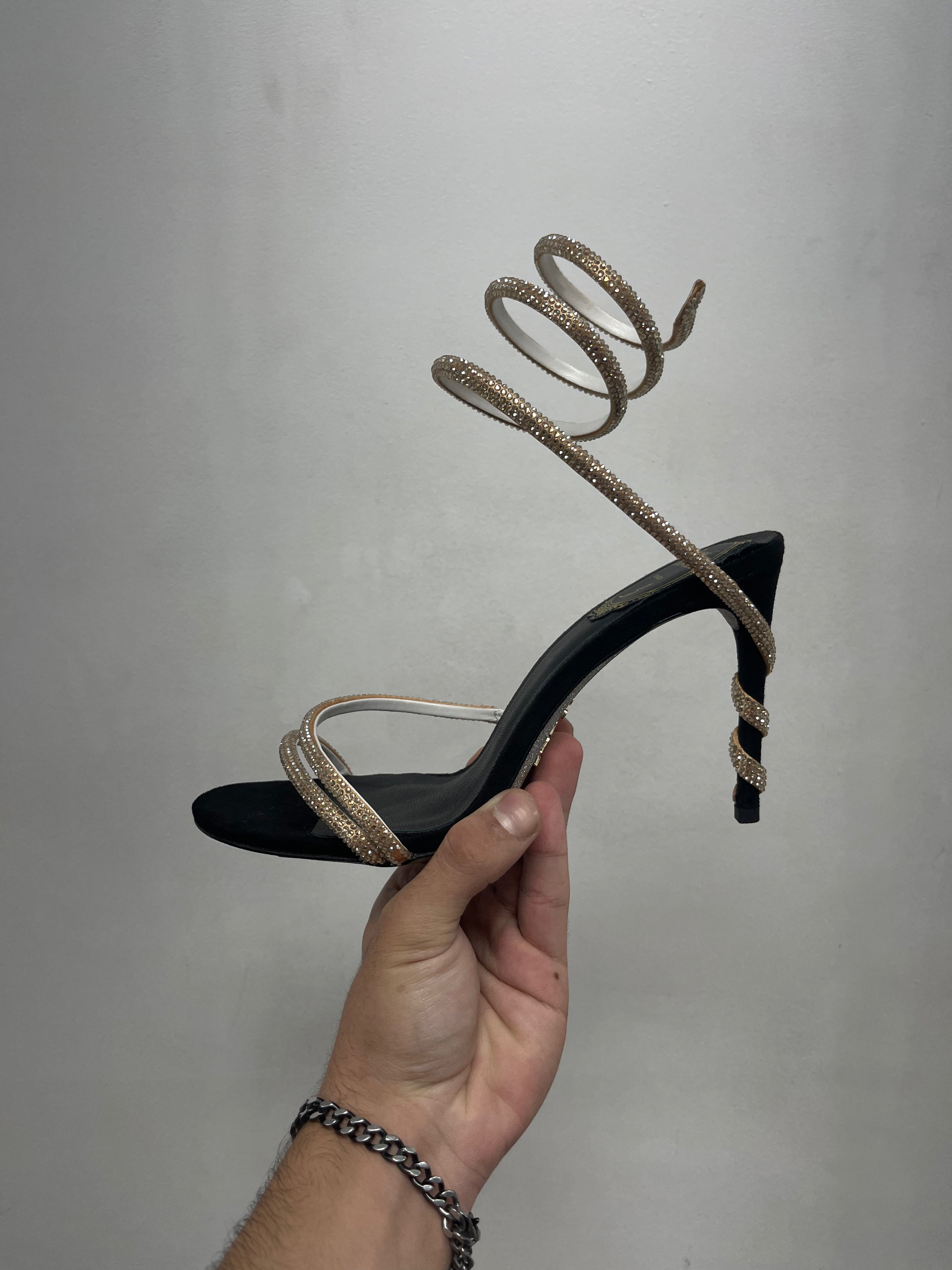 Rene Caovilla Margot Crystal Heels