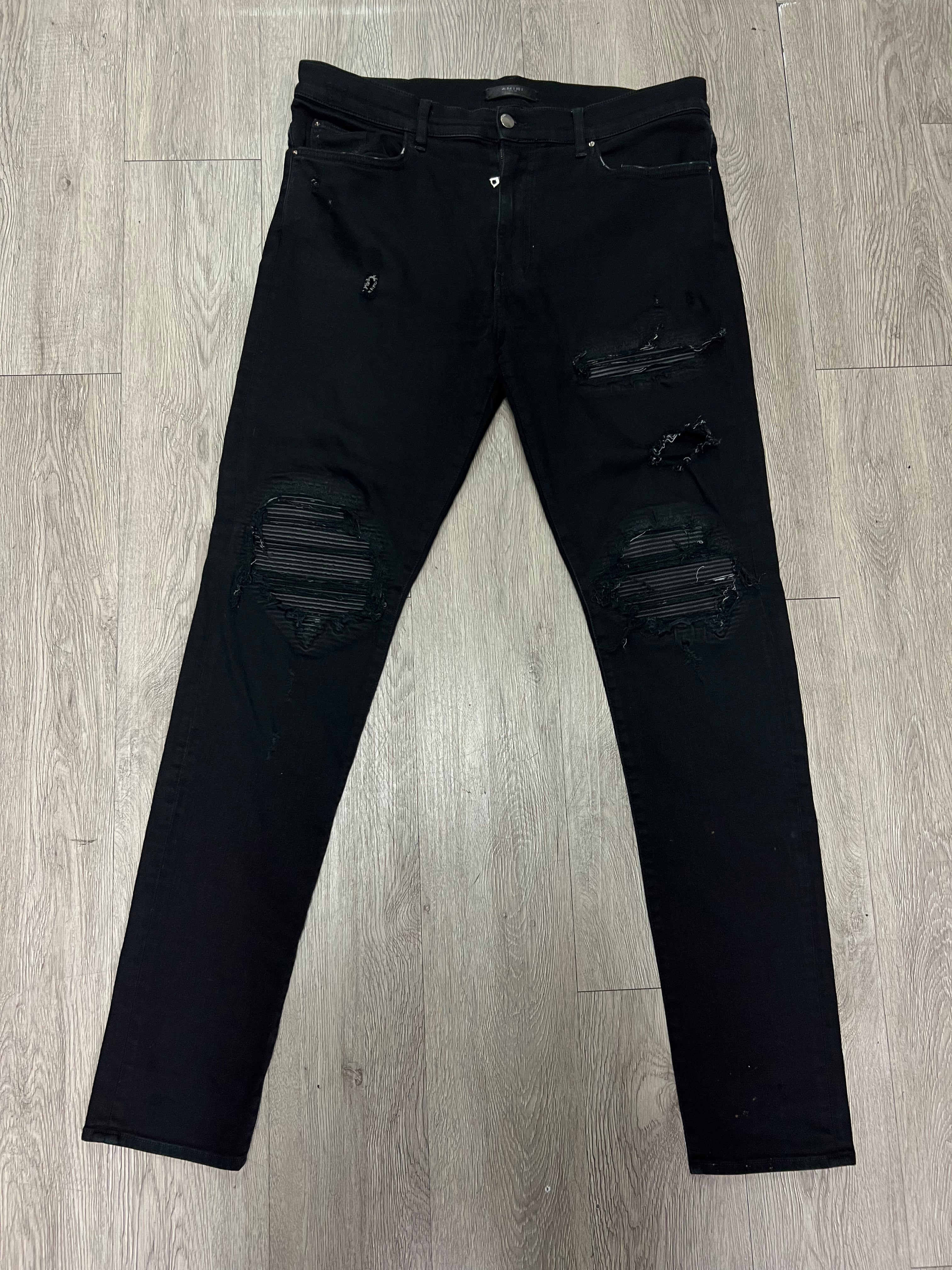 Amiri MX1 Black Black Patch (Old Season) Jeans