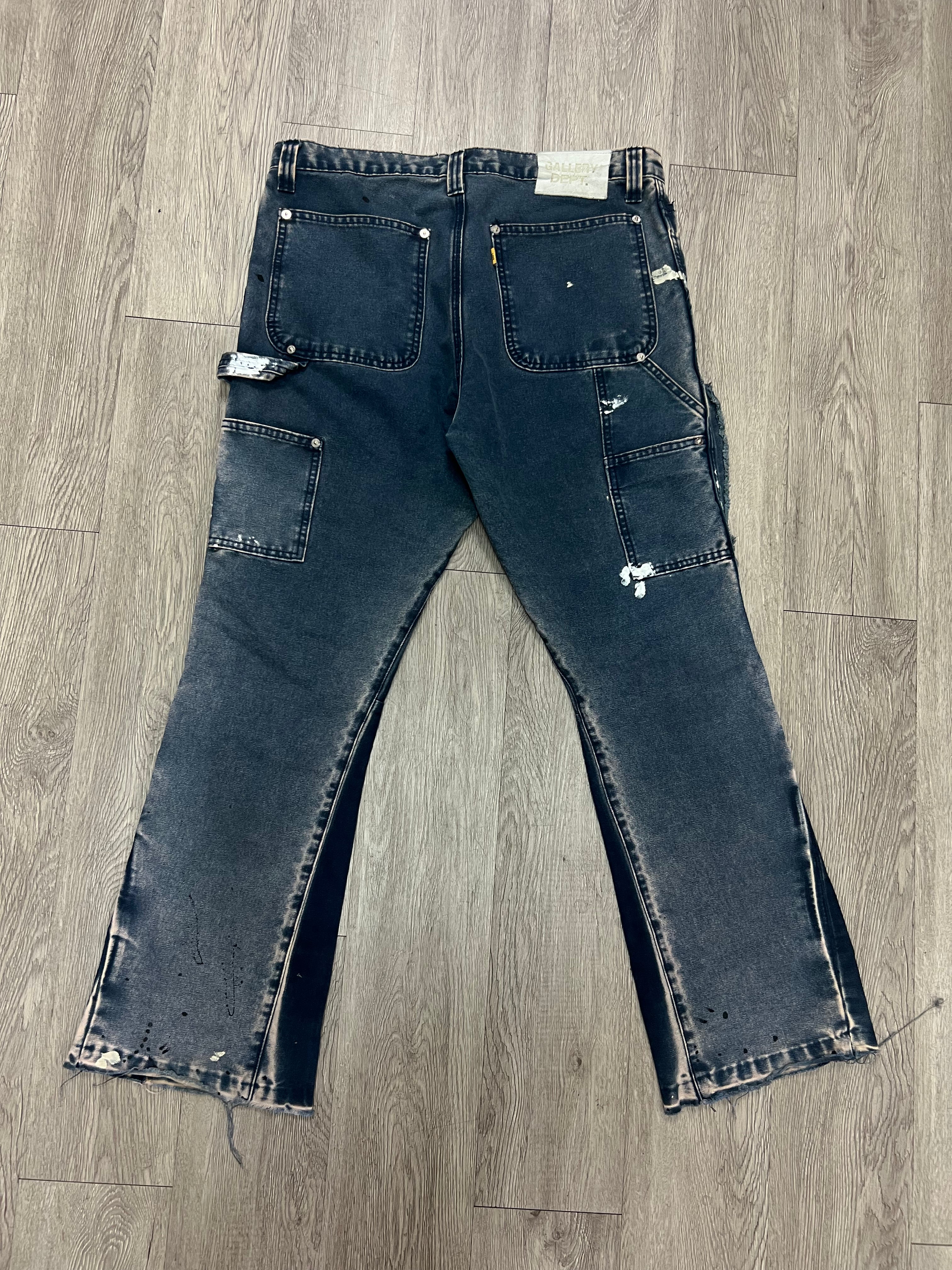 Gallery Dept Navy Flared Jeans