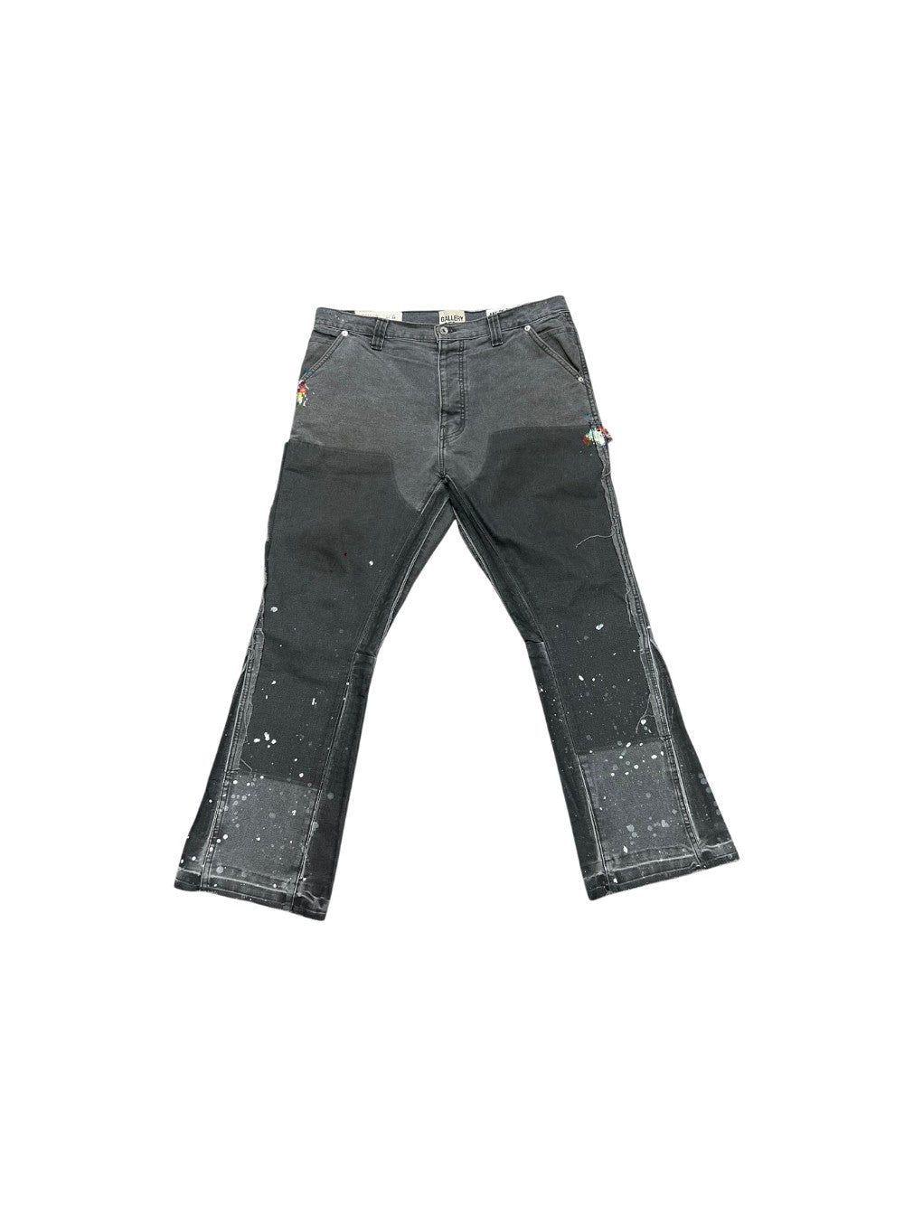 Gallery Dept Splatter Flared Grey Jeans