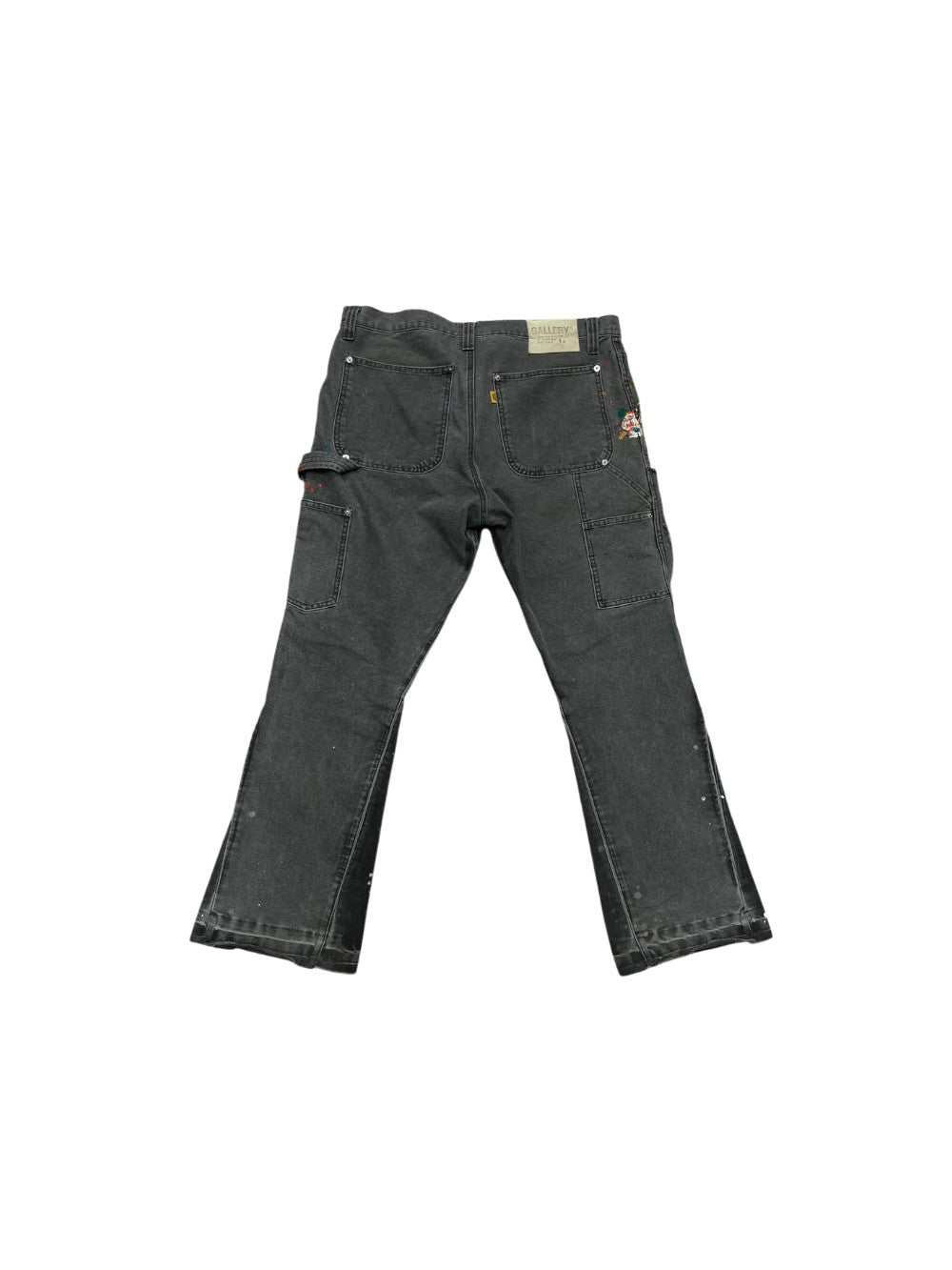 Gallery Dept Splatter Flared Grey Jeans