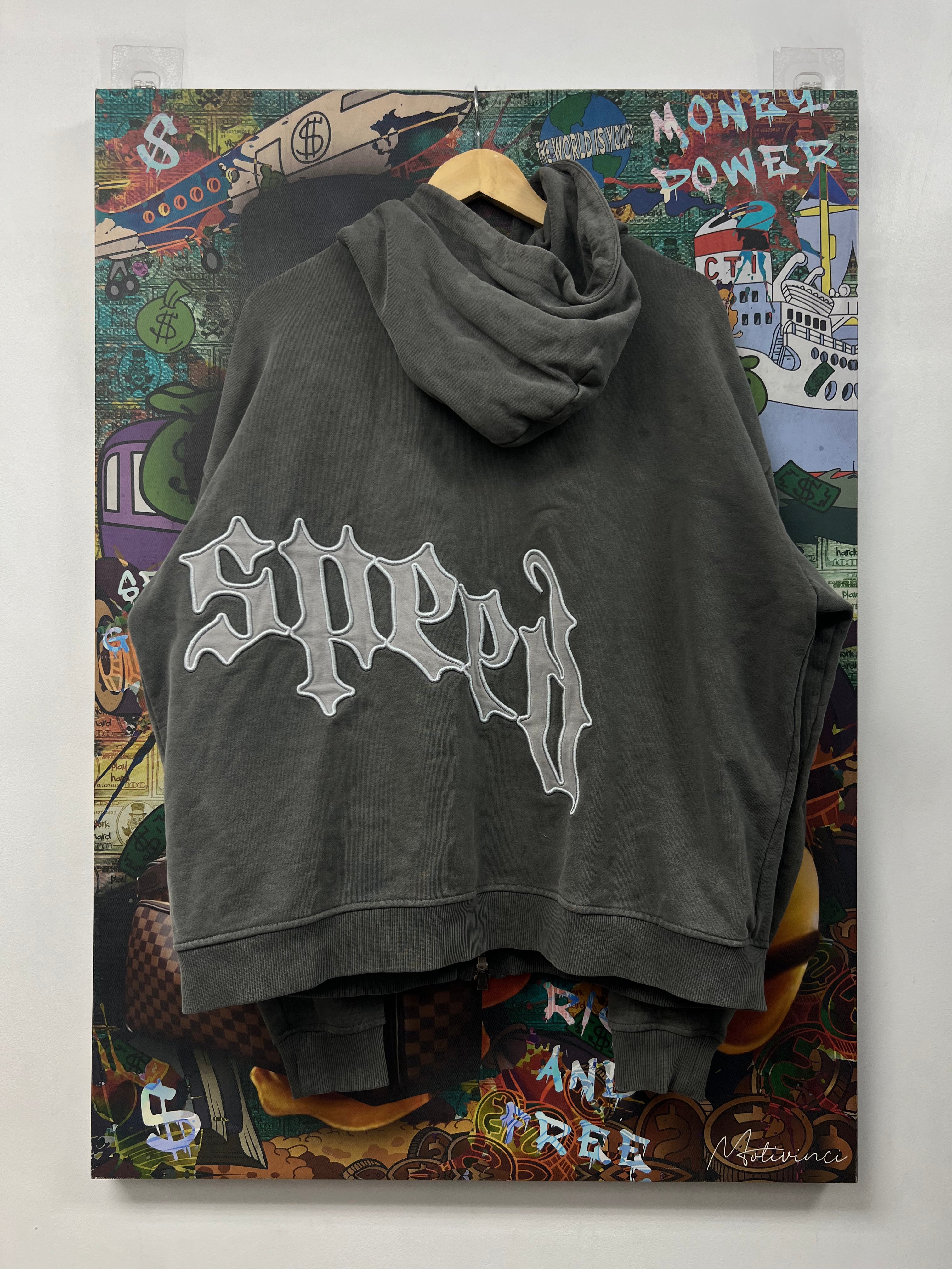 Godspeed Stone Grey Zip Up
