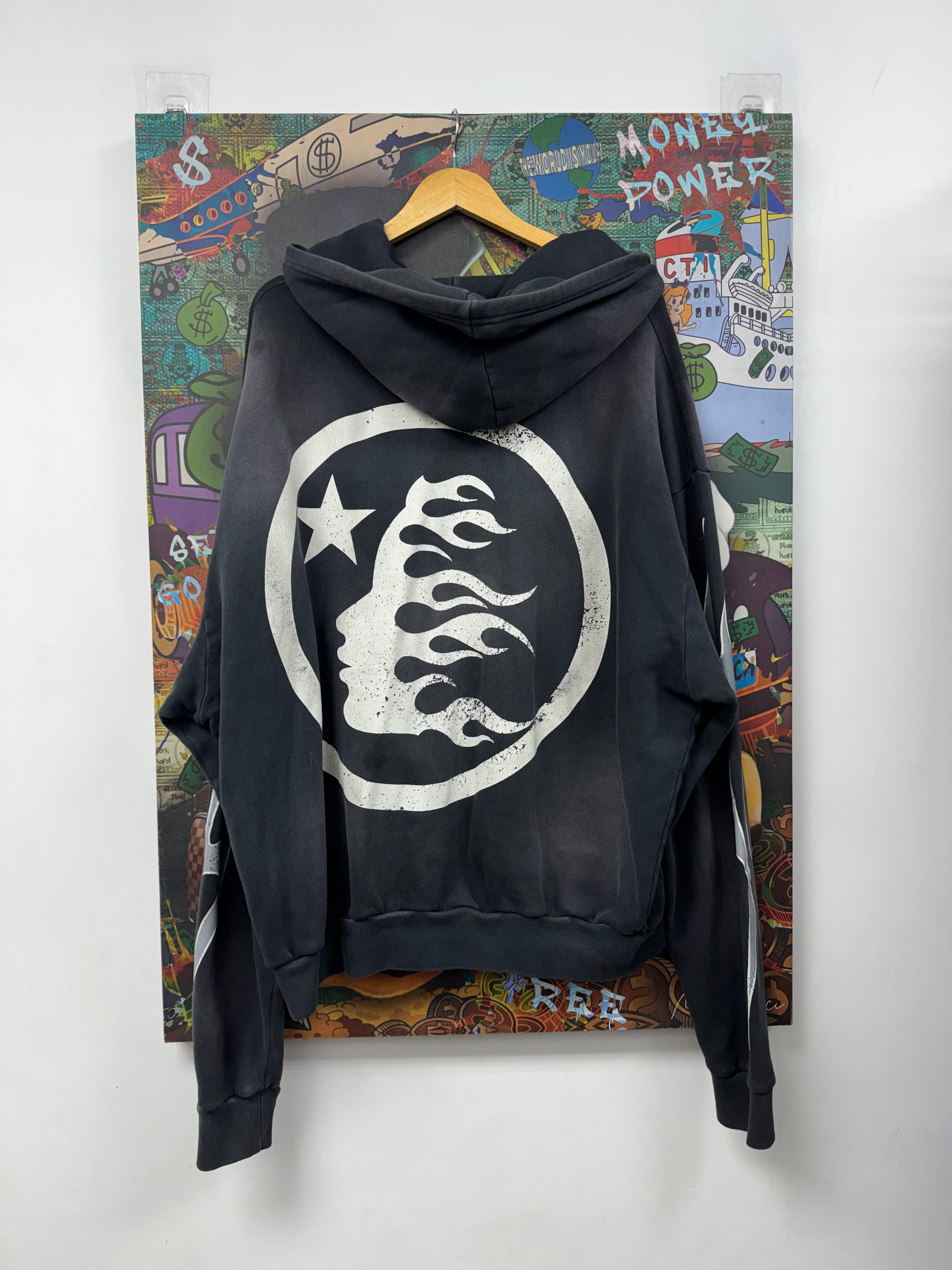 Hellstar Black Wash Uniform Hoodie
