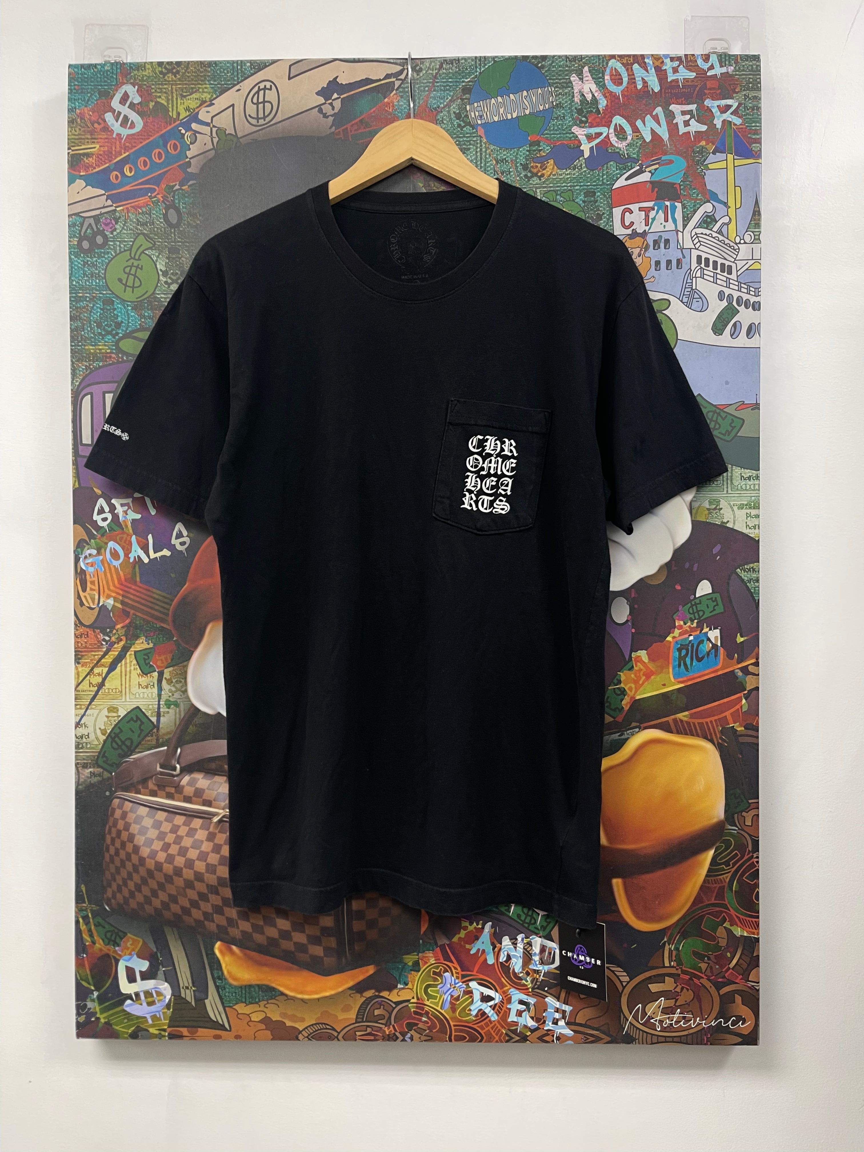 Chrome Hearts Black Eye Chart Tee