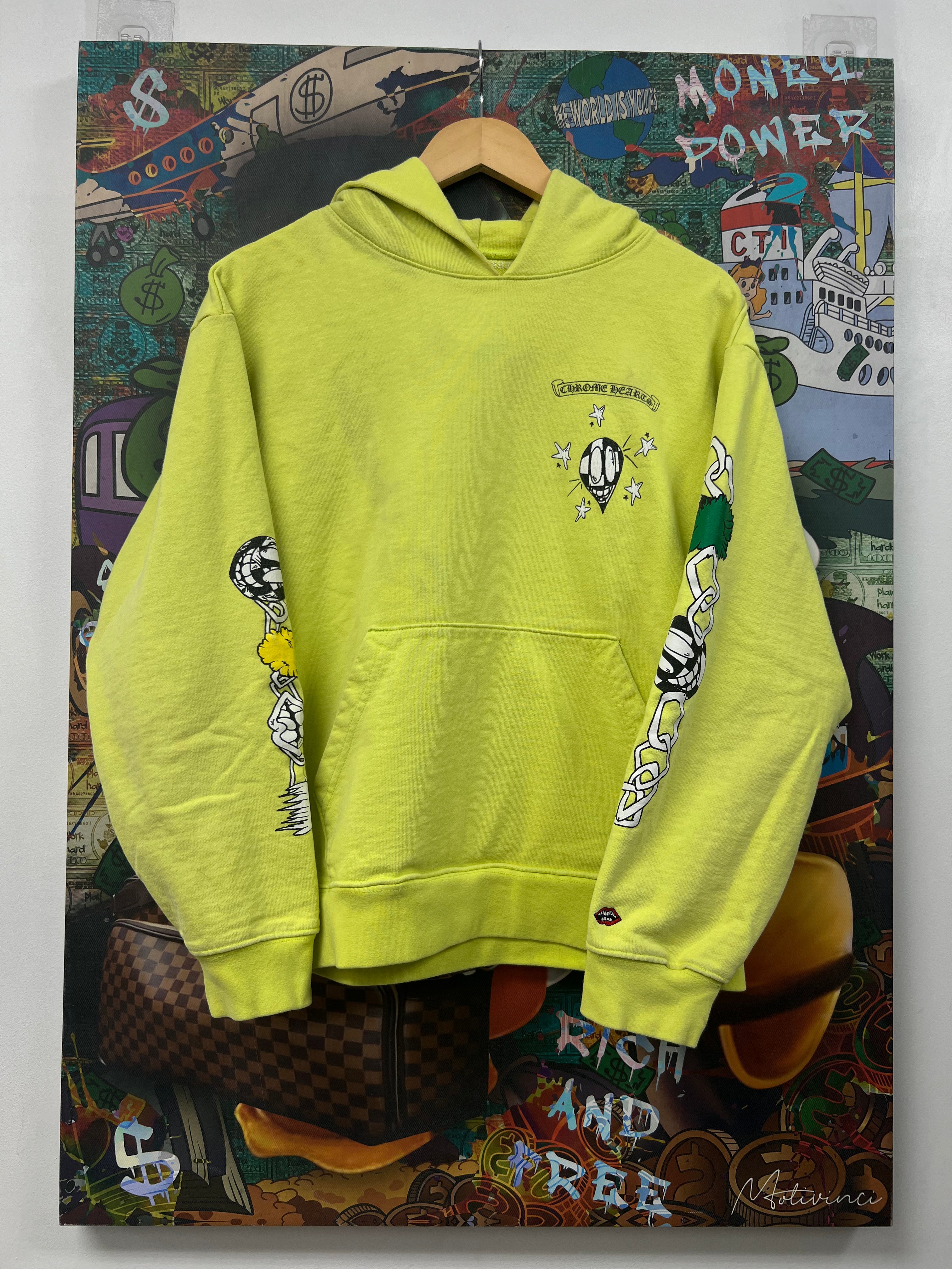 Chrome Hearts Matty Boy Lime Link Hoodie