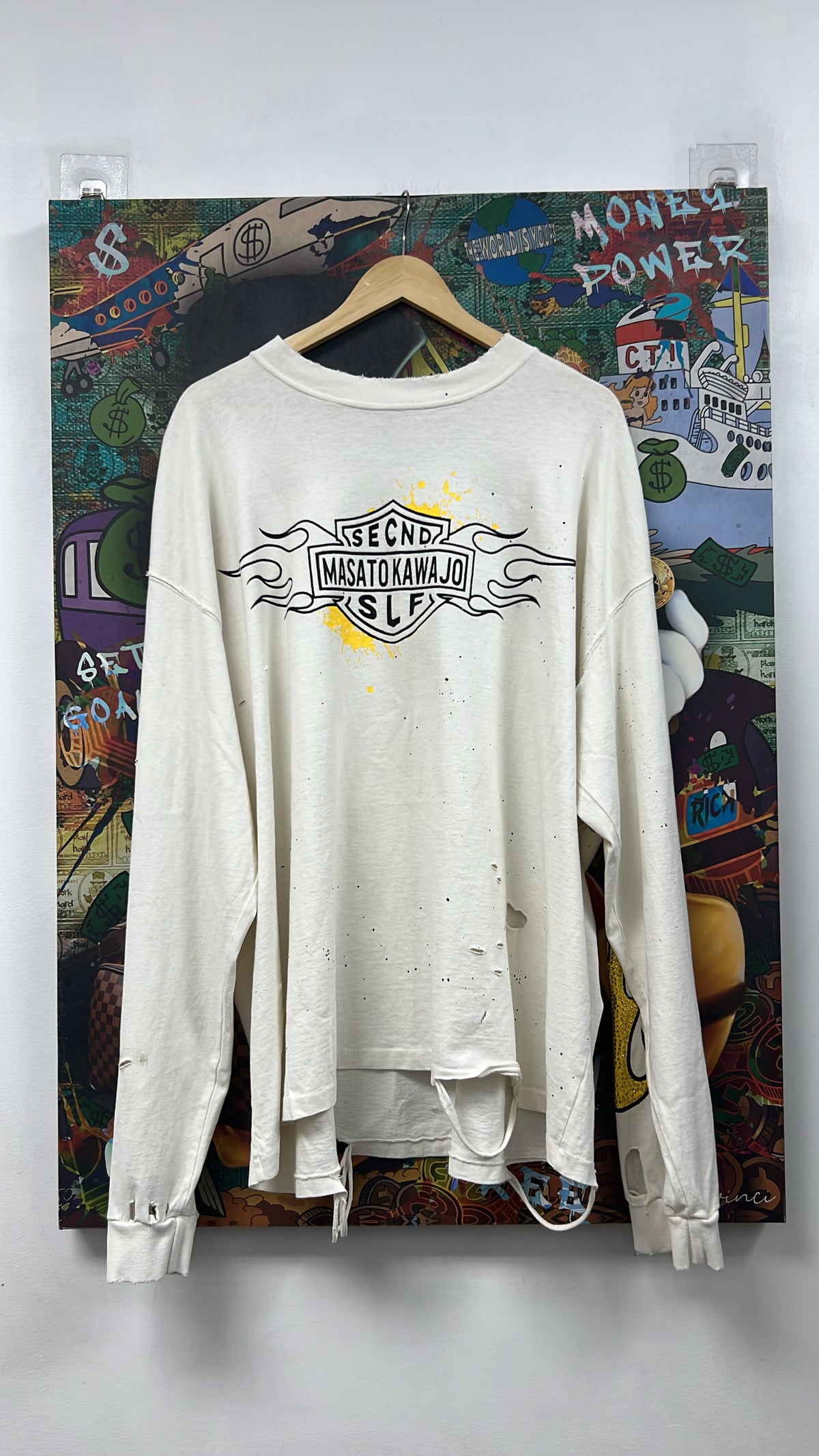 SCND SLF Firestorm Vintage Yellow Long Sleeve
