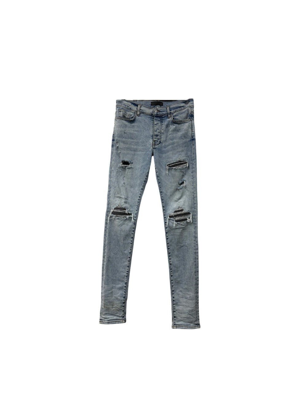 Amiri "MX1" Iridescent Light Wash Jeans
