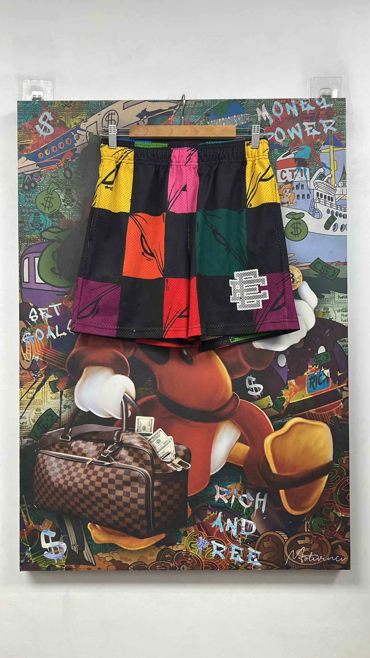 Eric Emanuel Matty Boy Stay Fast Multi Shorts