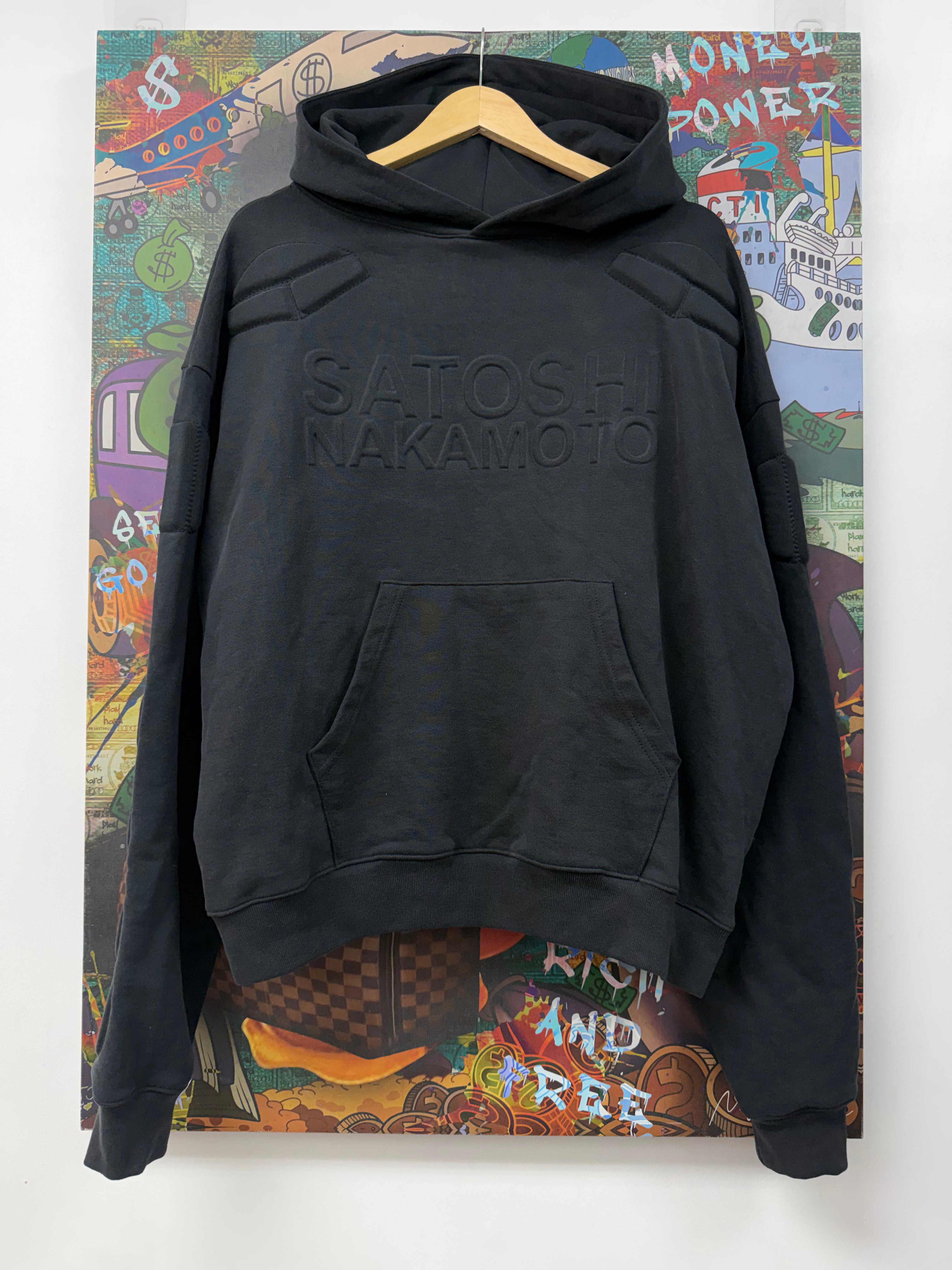 Satoshi Nakamoto Black Moto Hoodie