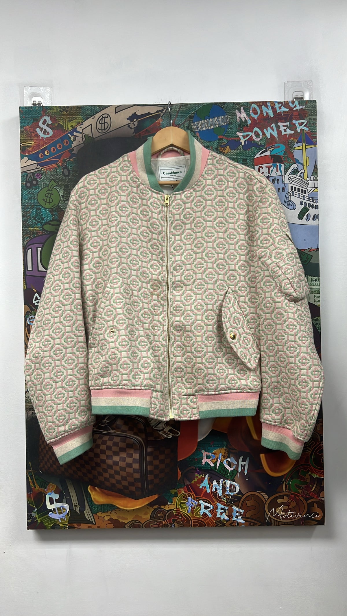Casablanca Green Pink Jacket