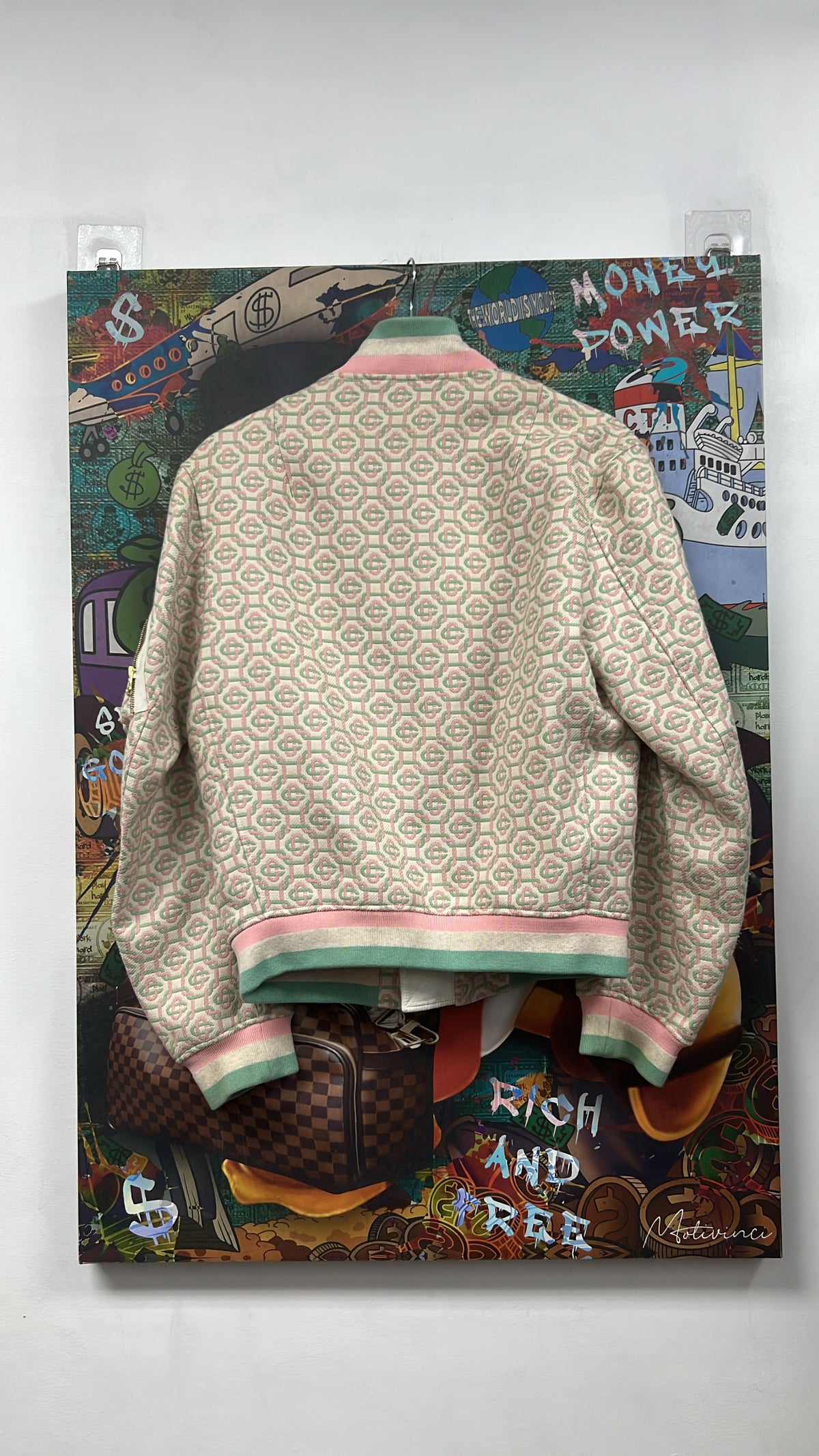 Casablanca Green Pink Jacket