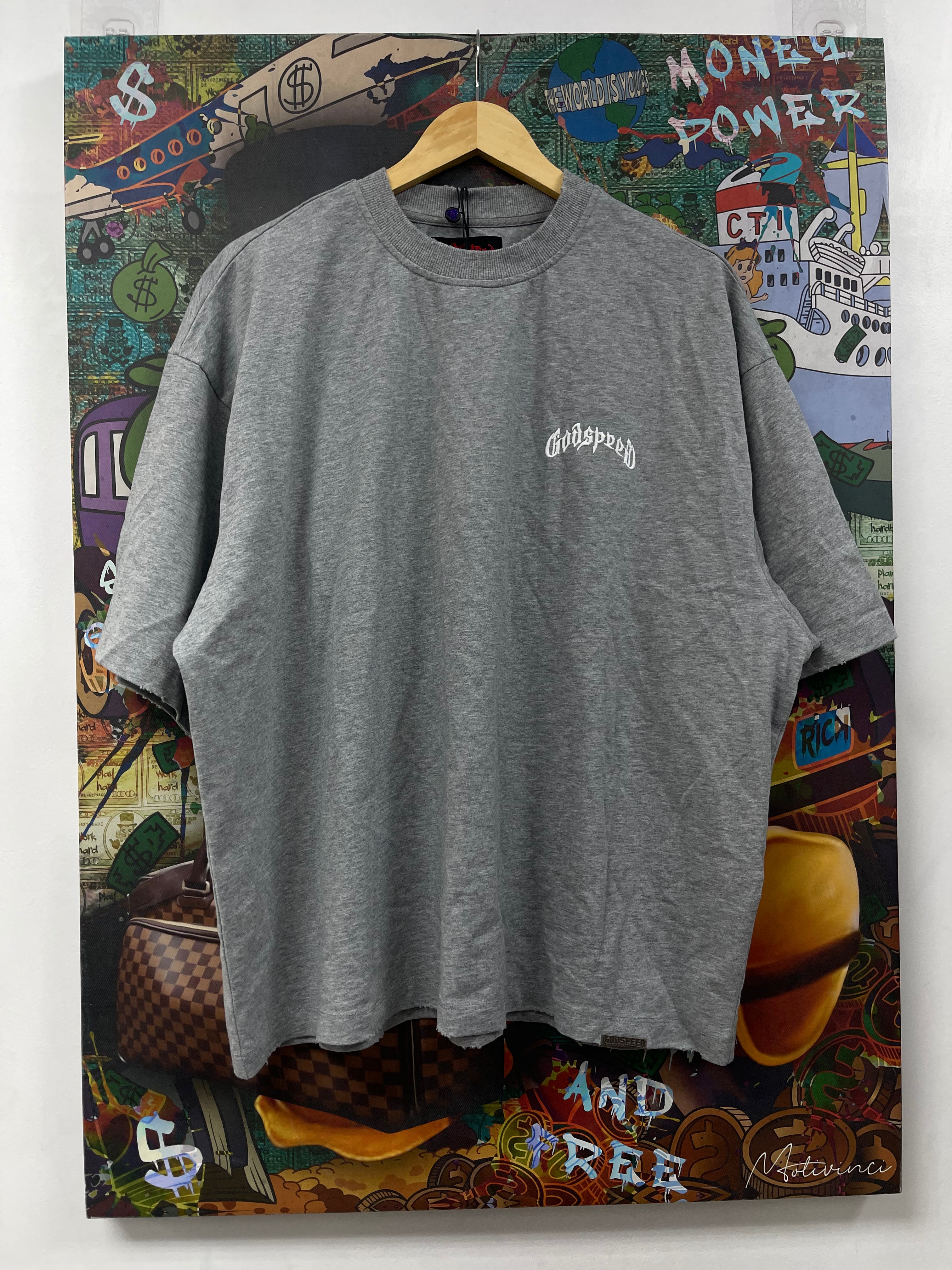Godspeed Grey Classic Logo Tee