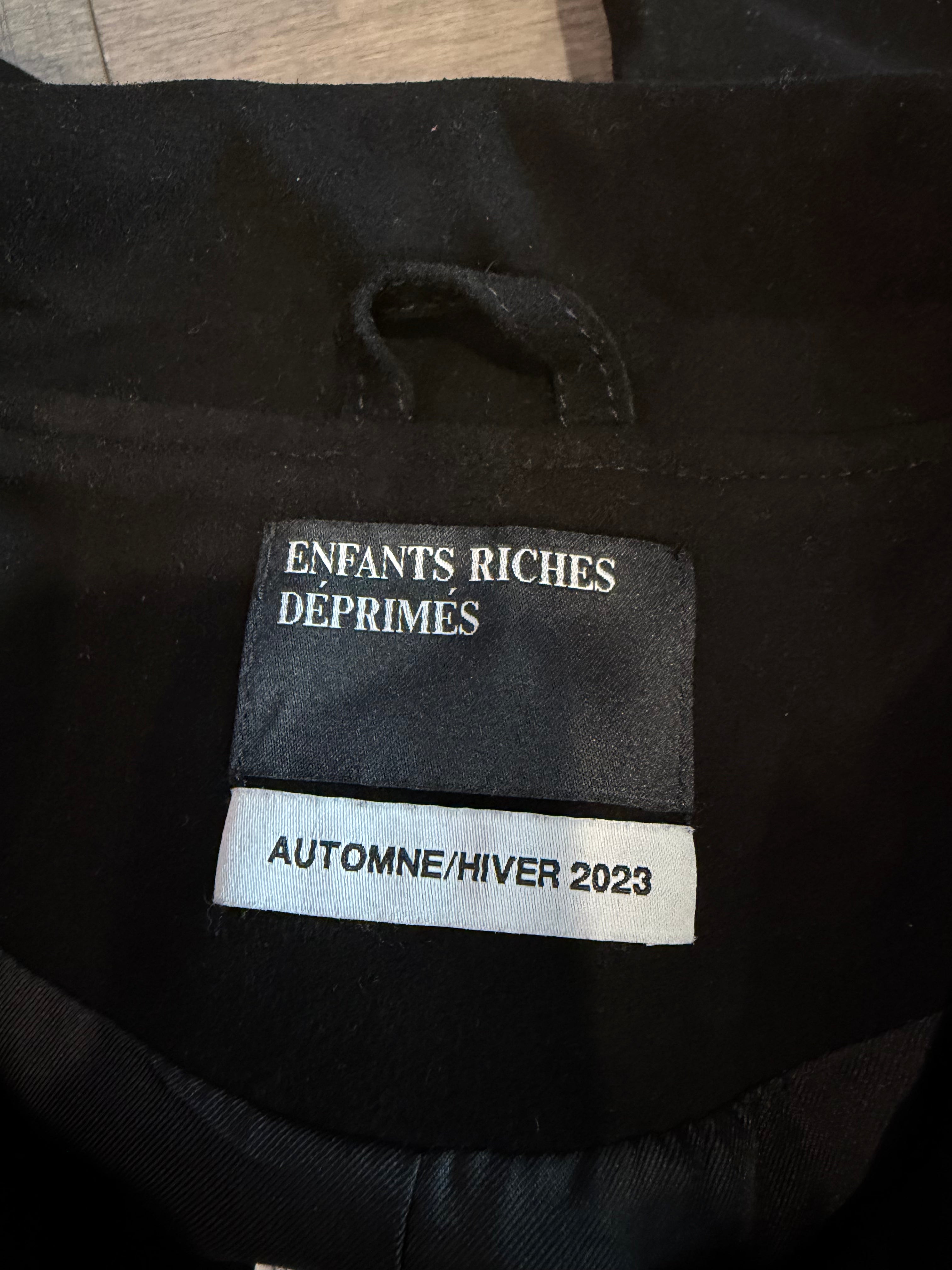 ENFANTS RICHES DÉPRIMÉS Suede Leather Western Jacket Jacket