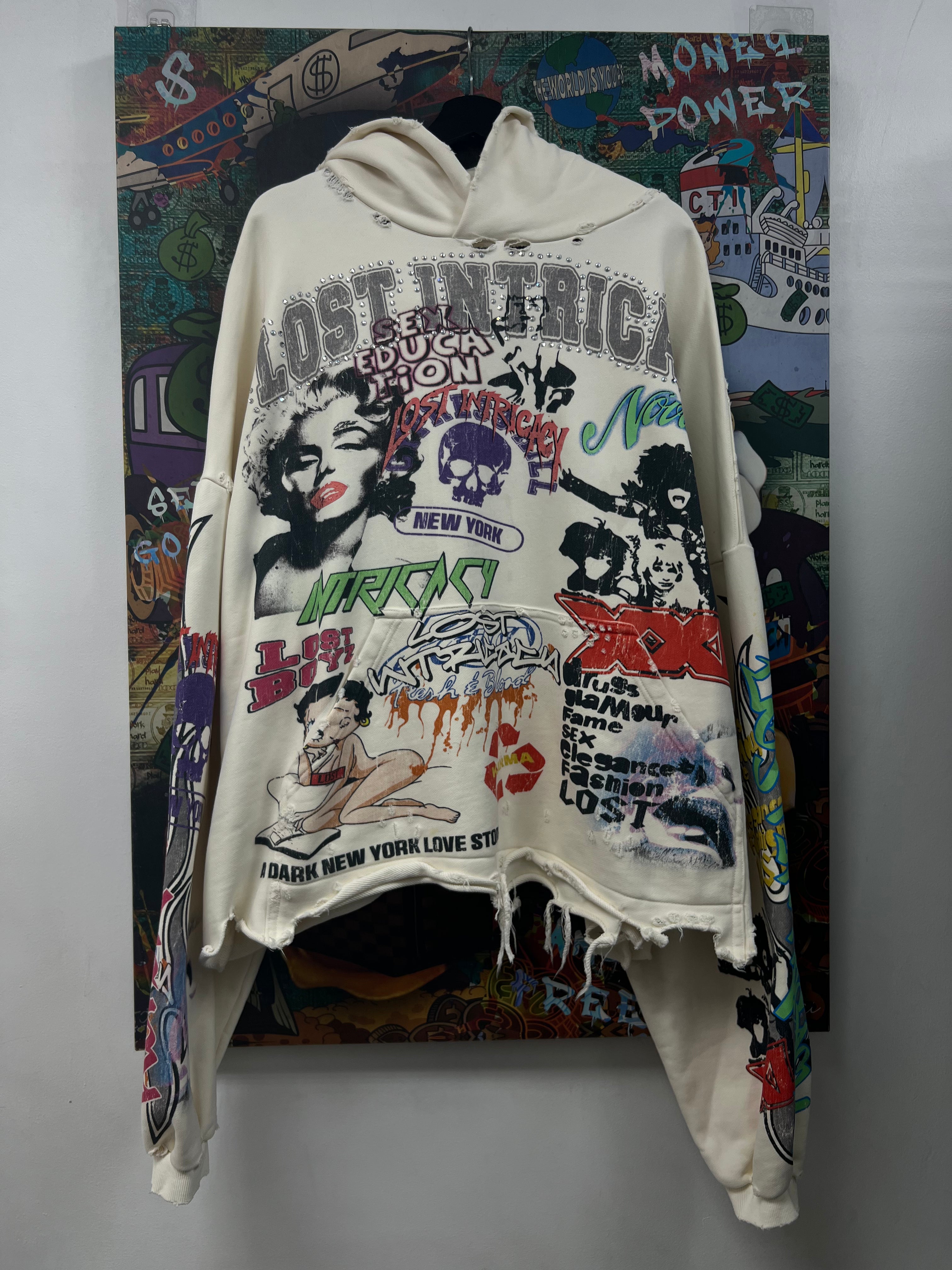 Lost Intricacy Graffiti (Stained) Hoodie