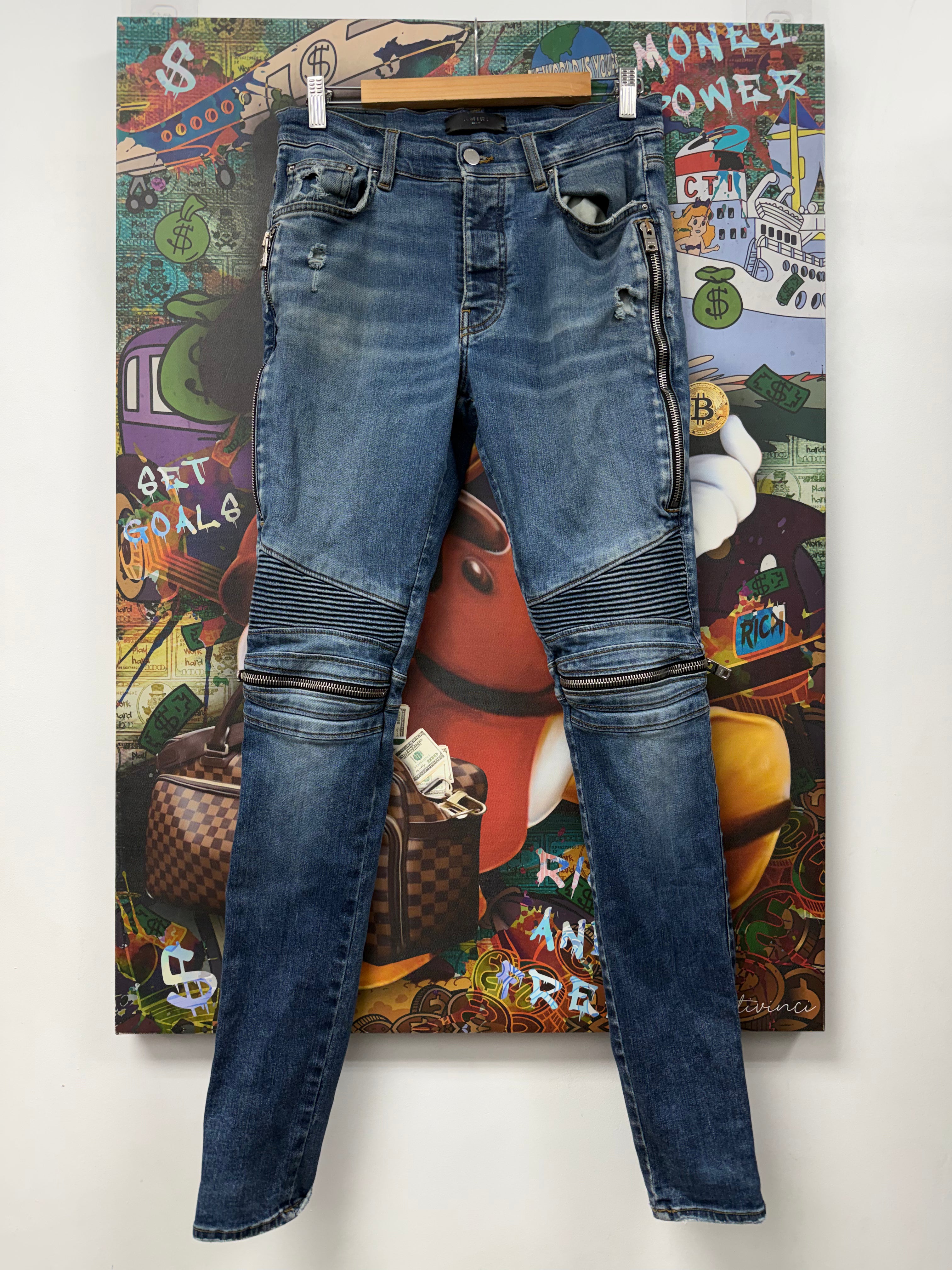Amiri Mx2 Lightwash Denim Denim Jeans