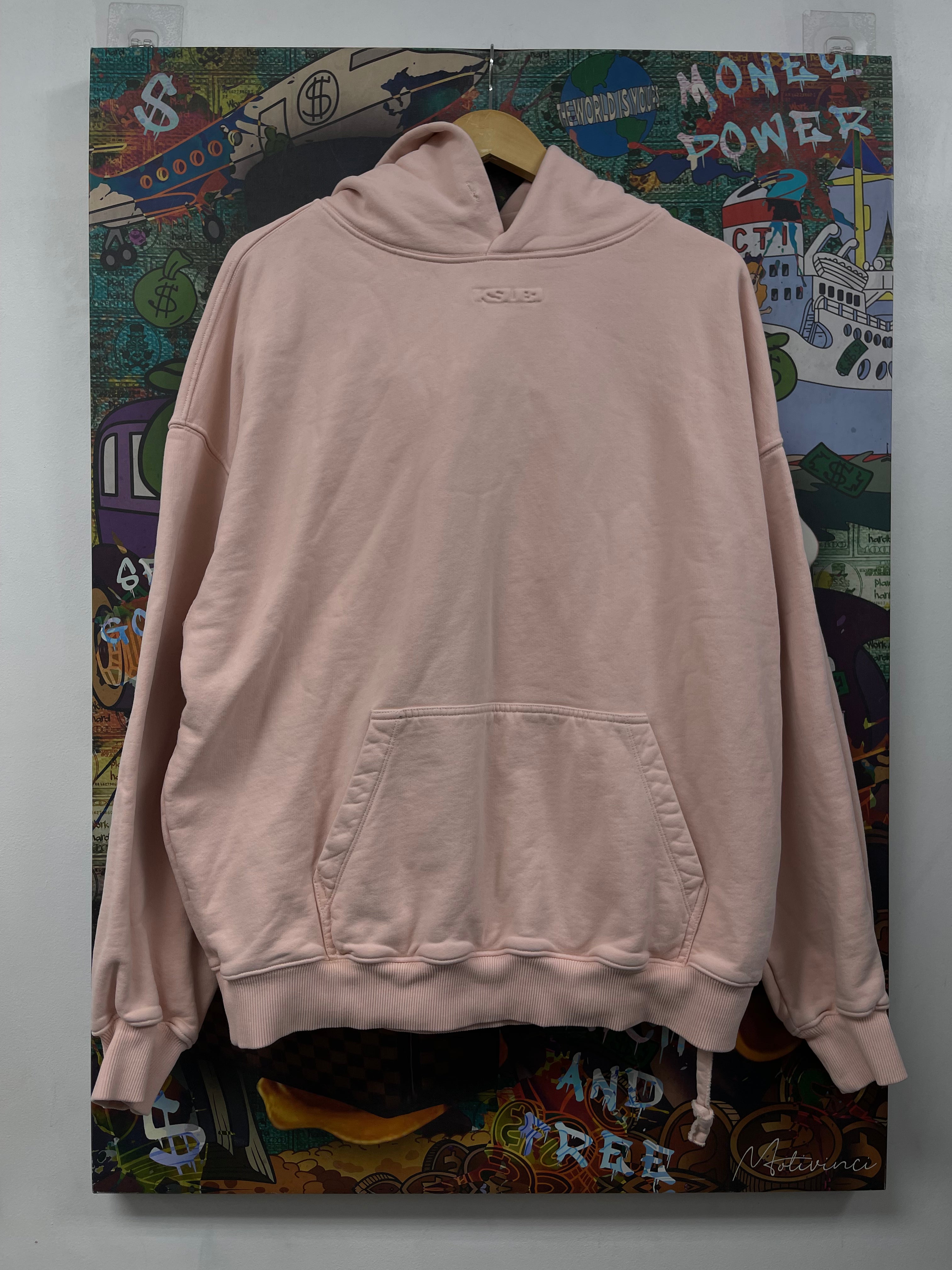 Ksubi Pink Embossed Hoodie