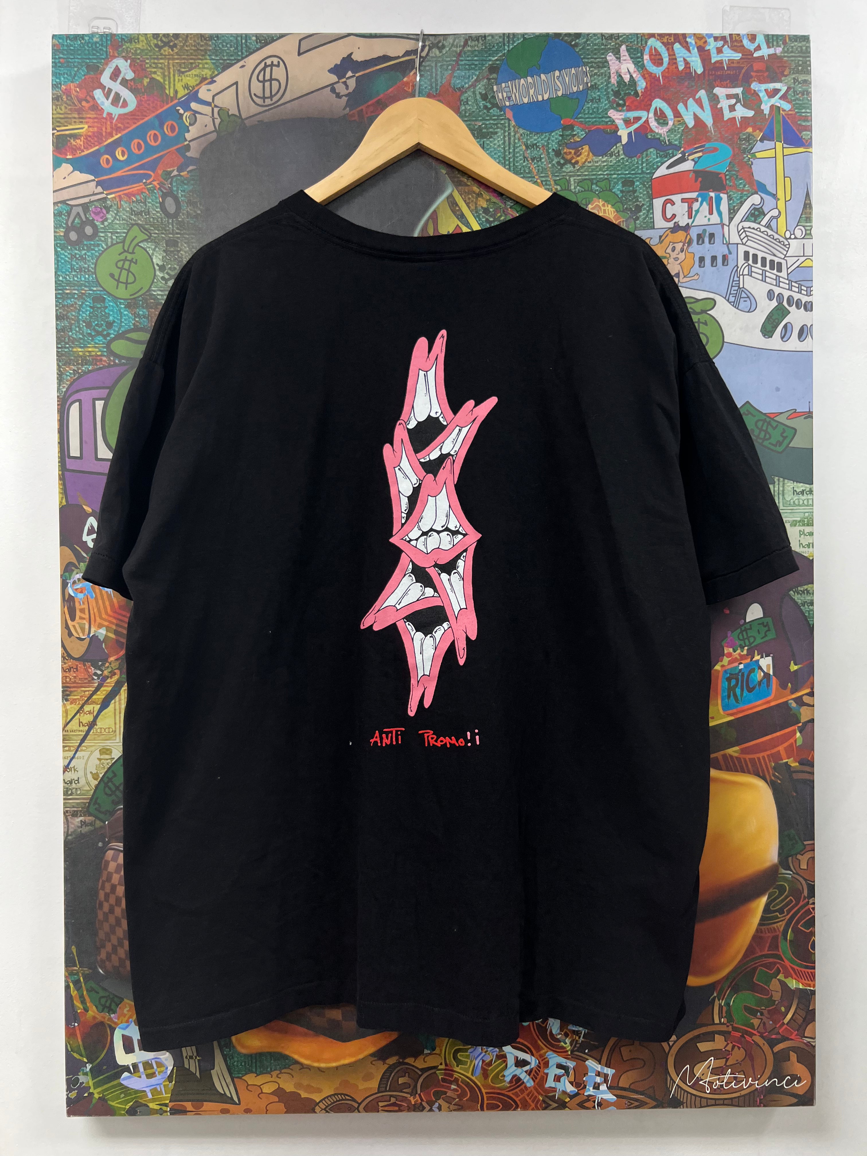 Matty Boy Anti Promo Pink Chomper Tee