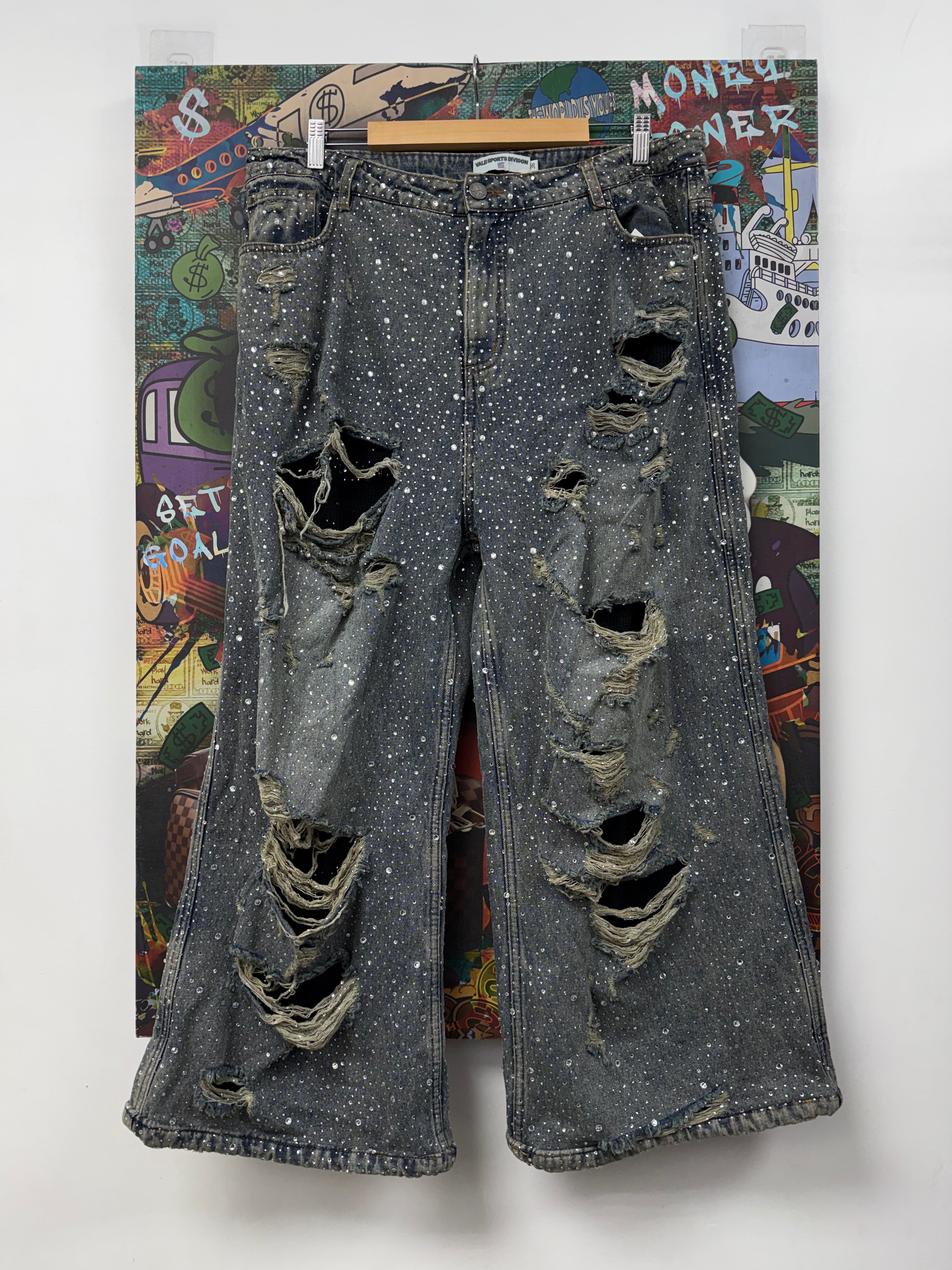 Vale Forever Crystal Rain Denim Jeans