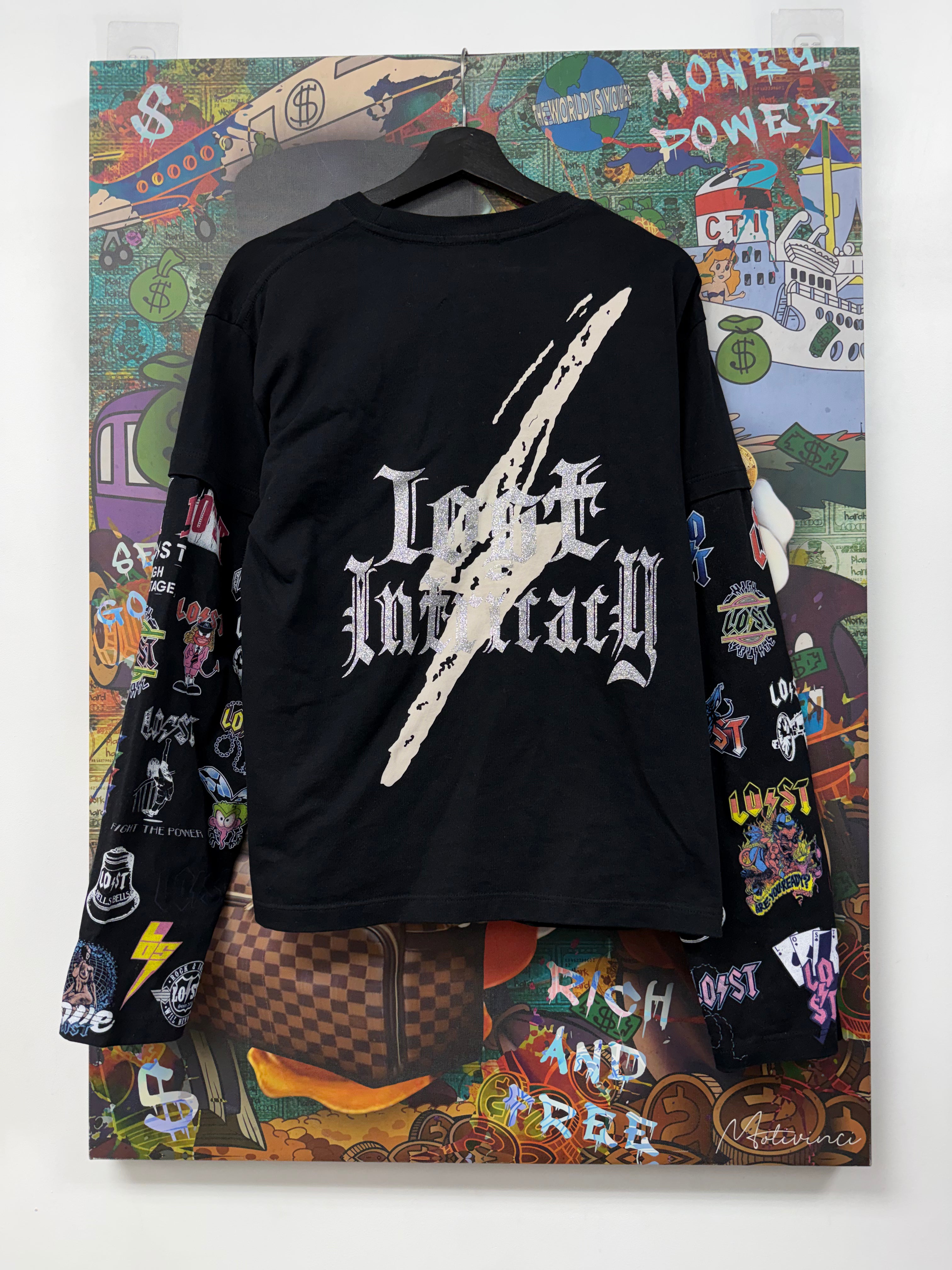 Lost Intricacy Multi Logo Brown Tee