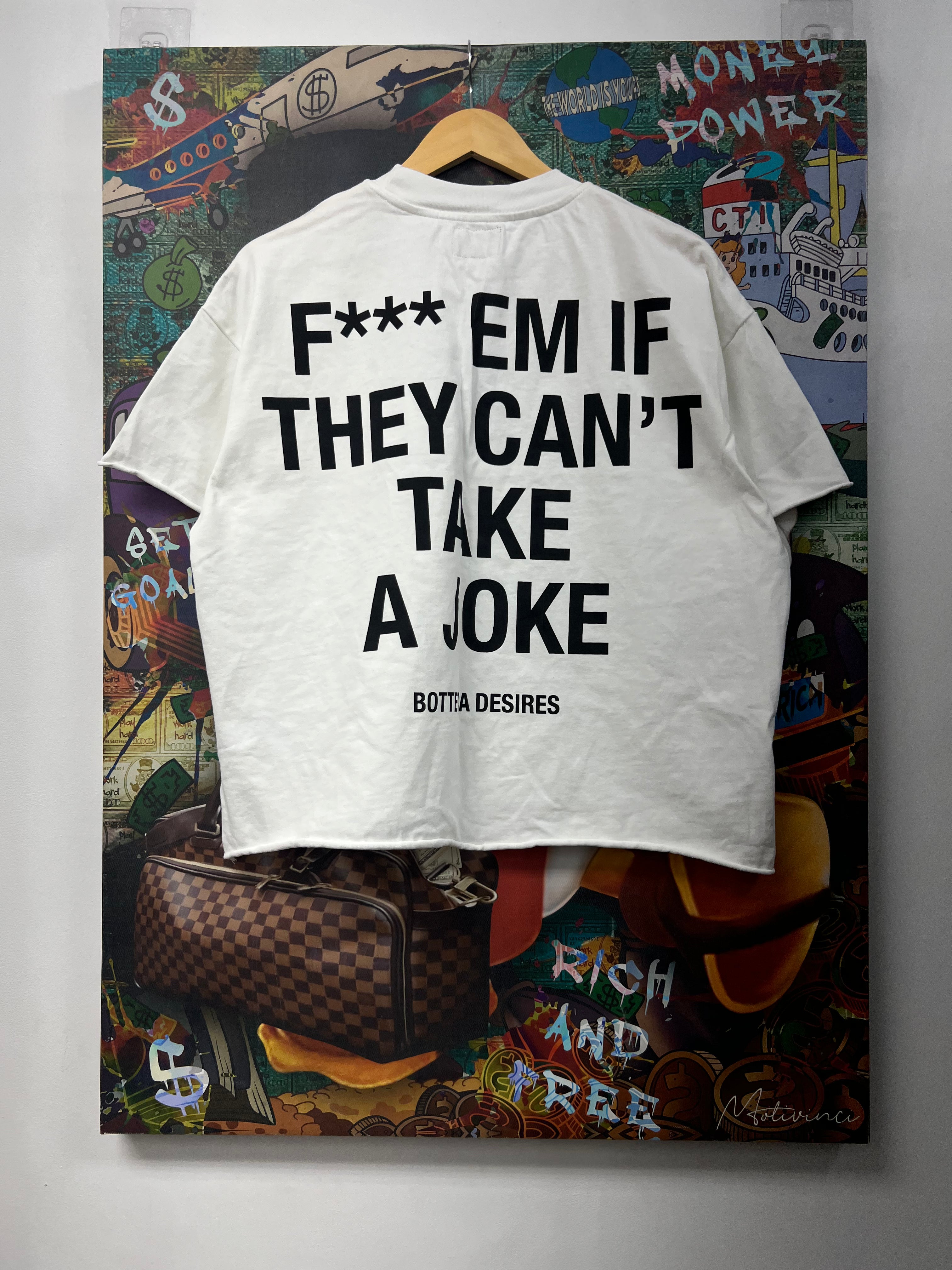 Bottega Desires White Fuck Em' Tee
