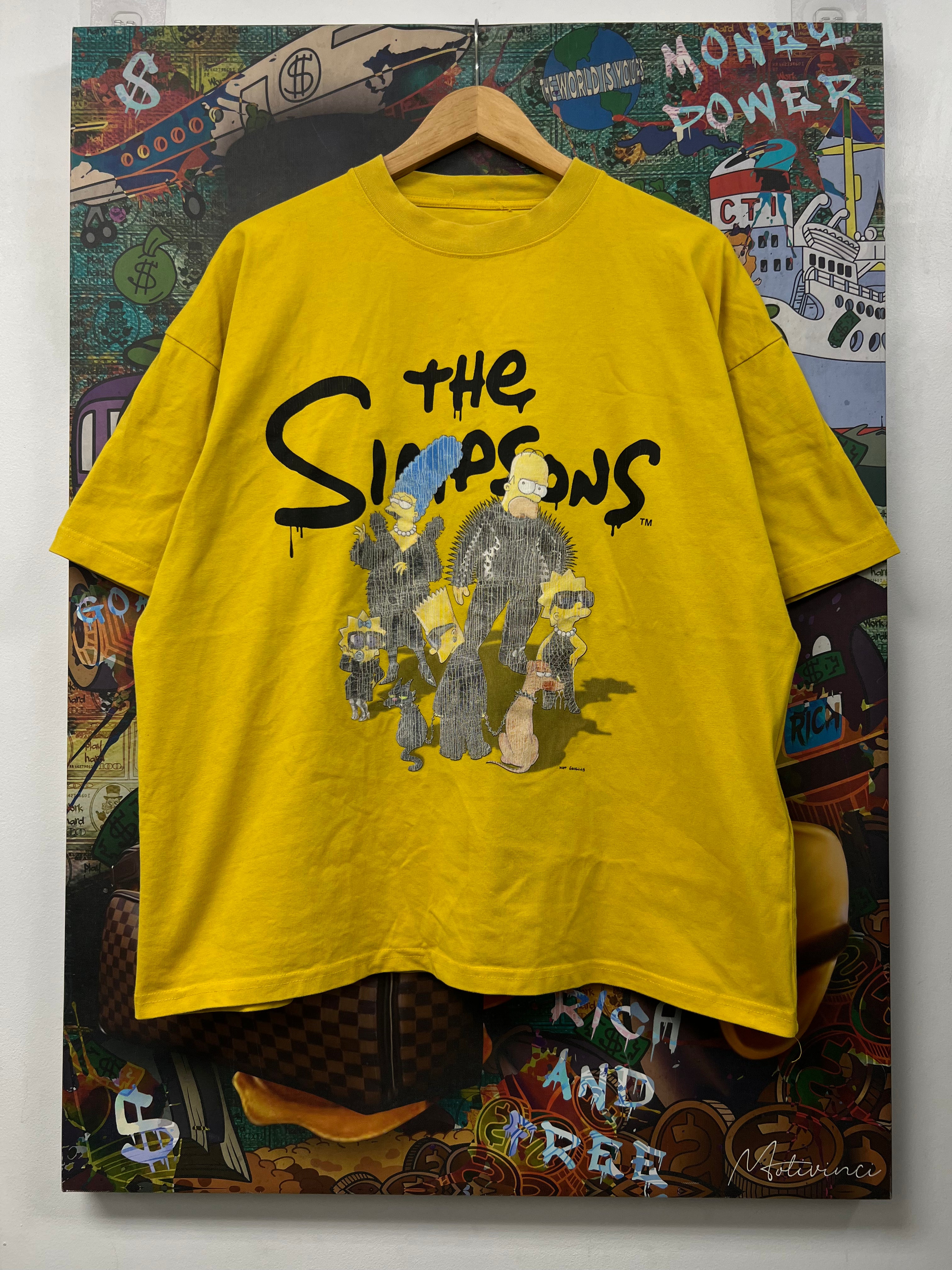 Balenciaga Yellow The Simpsons Tee