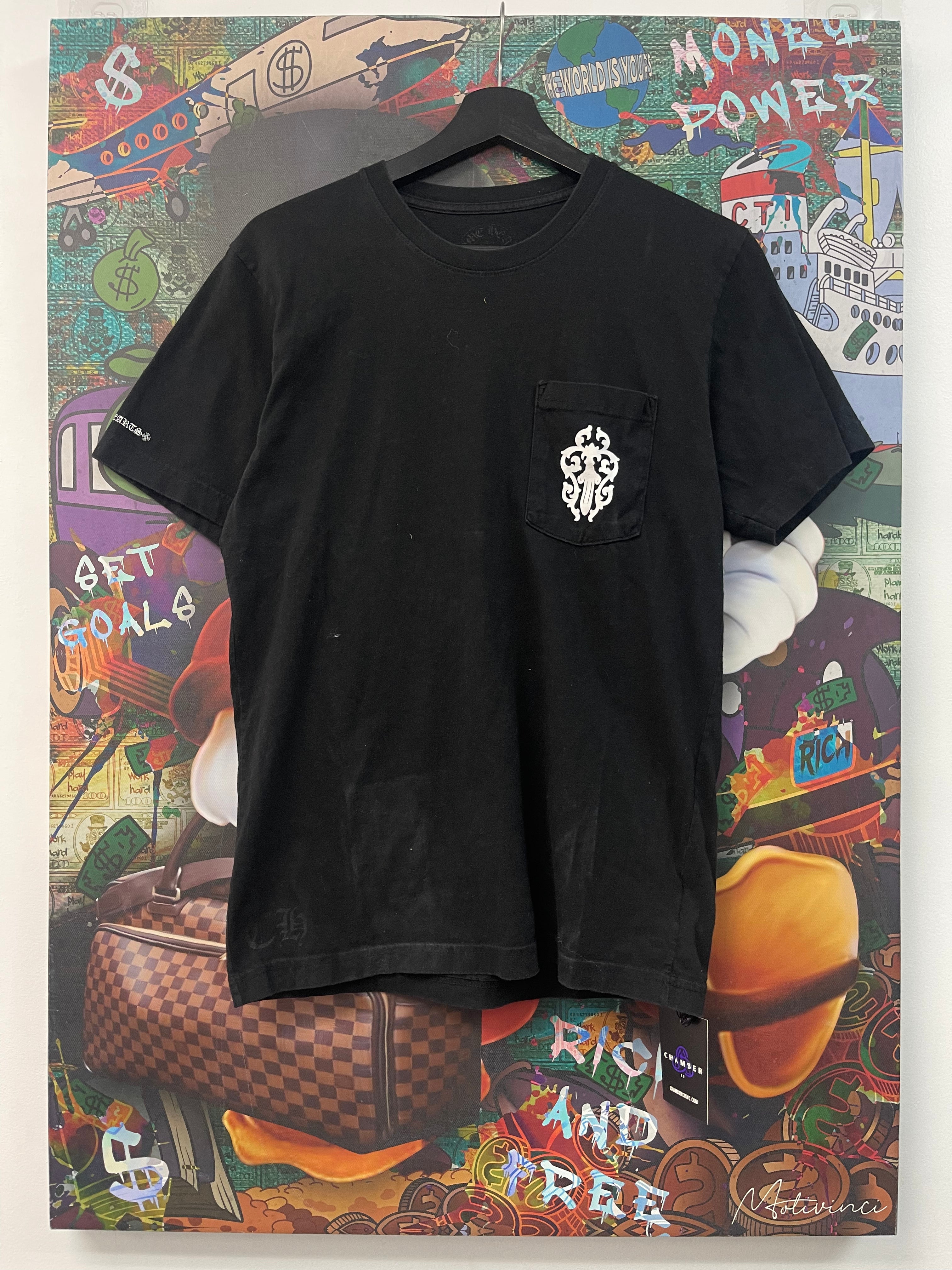 Chrome Hearts Black Vine Dagger Tee