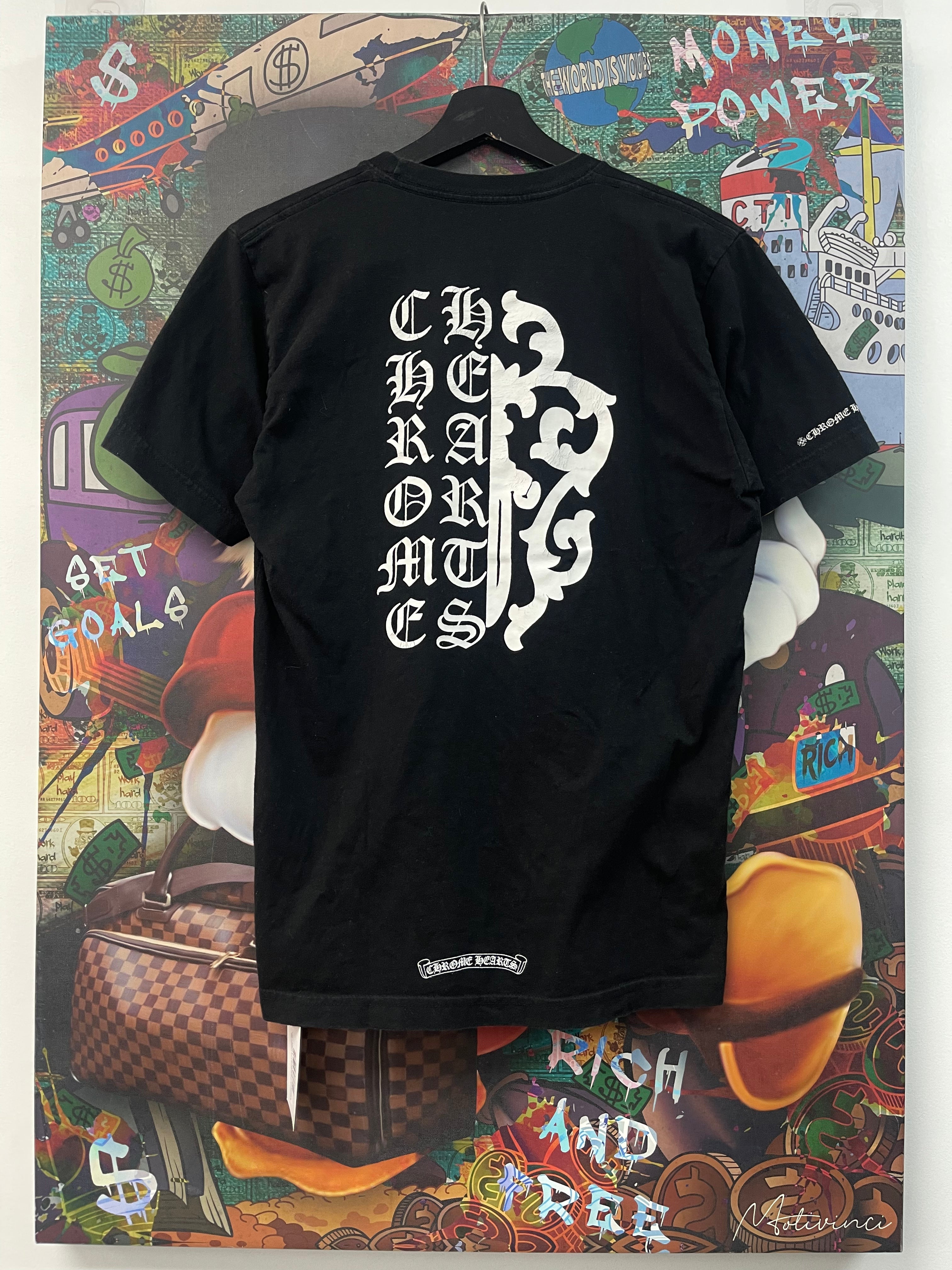 Chrome Hearts Black Vine Dagger Tee