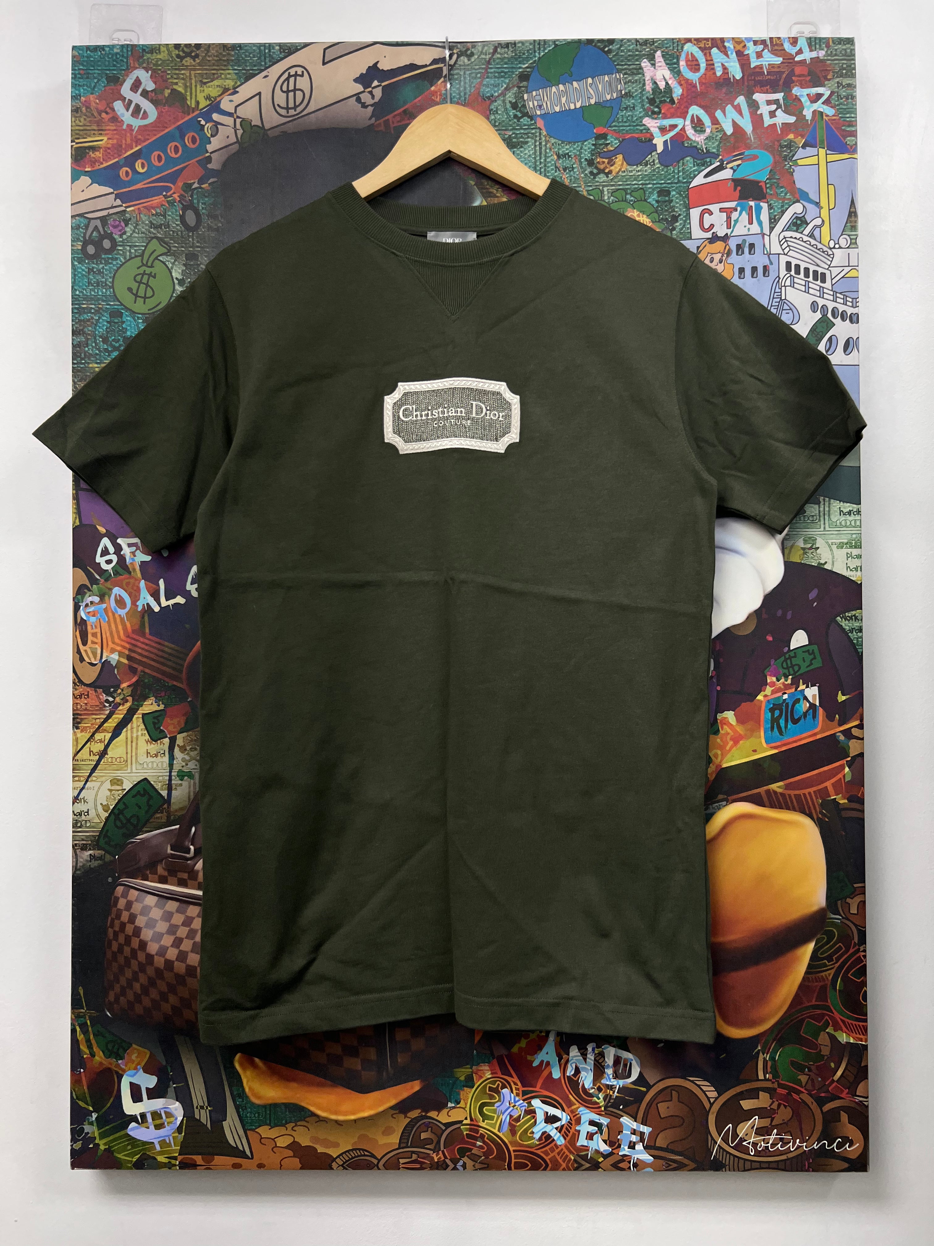 Dior Olive Cemetery Tee