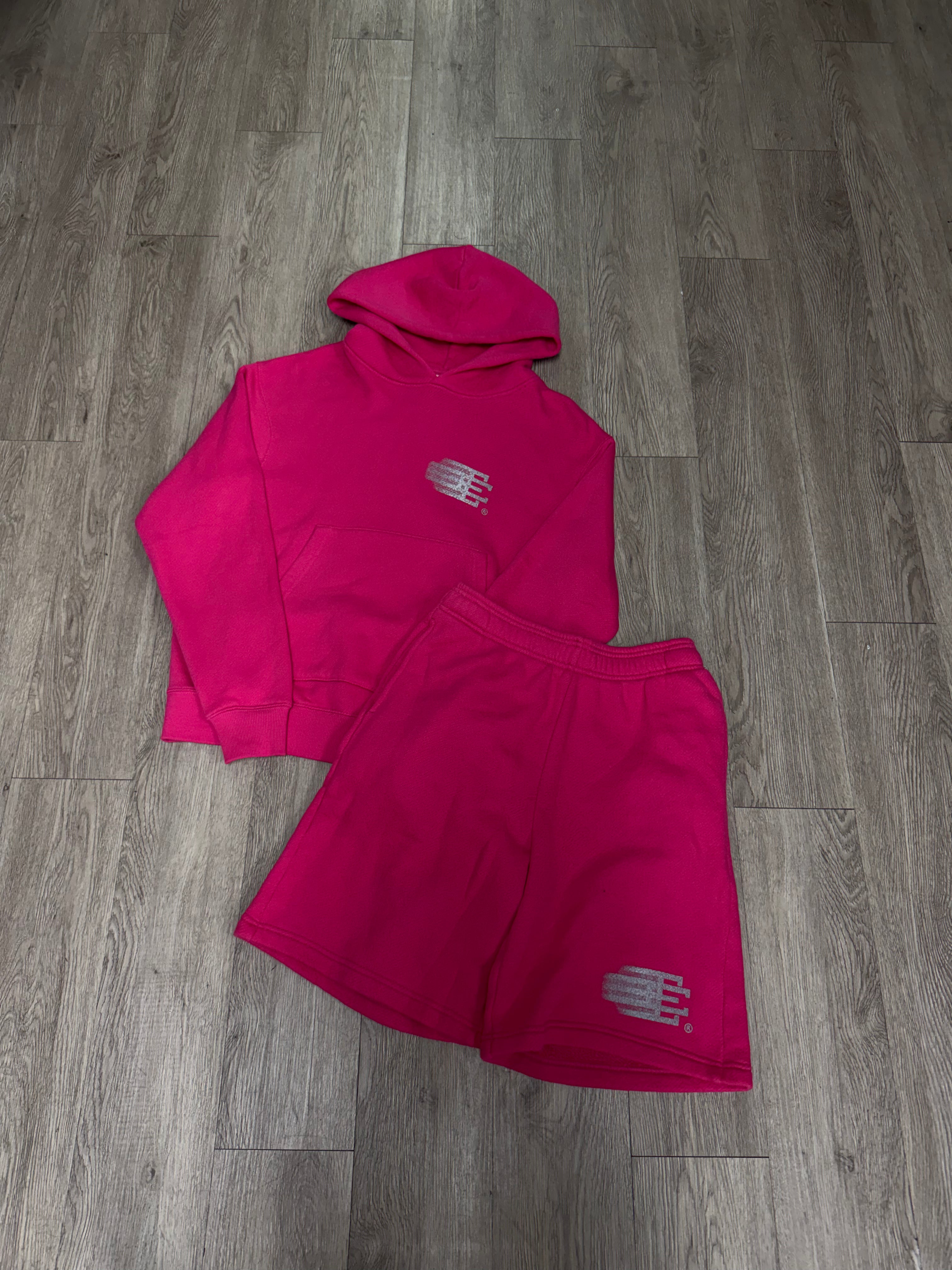 Eric Emanuel Pink Silver Sweatsuit