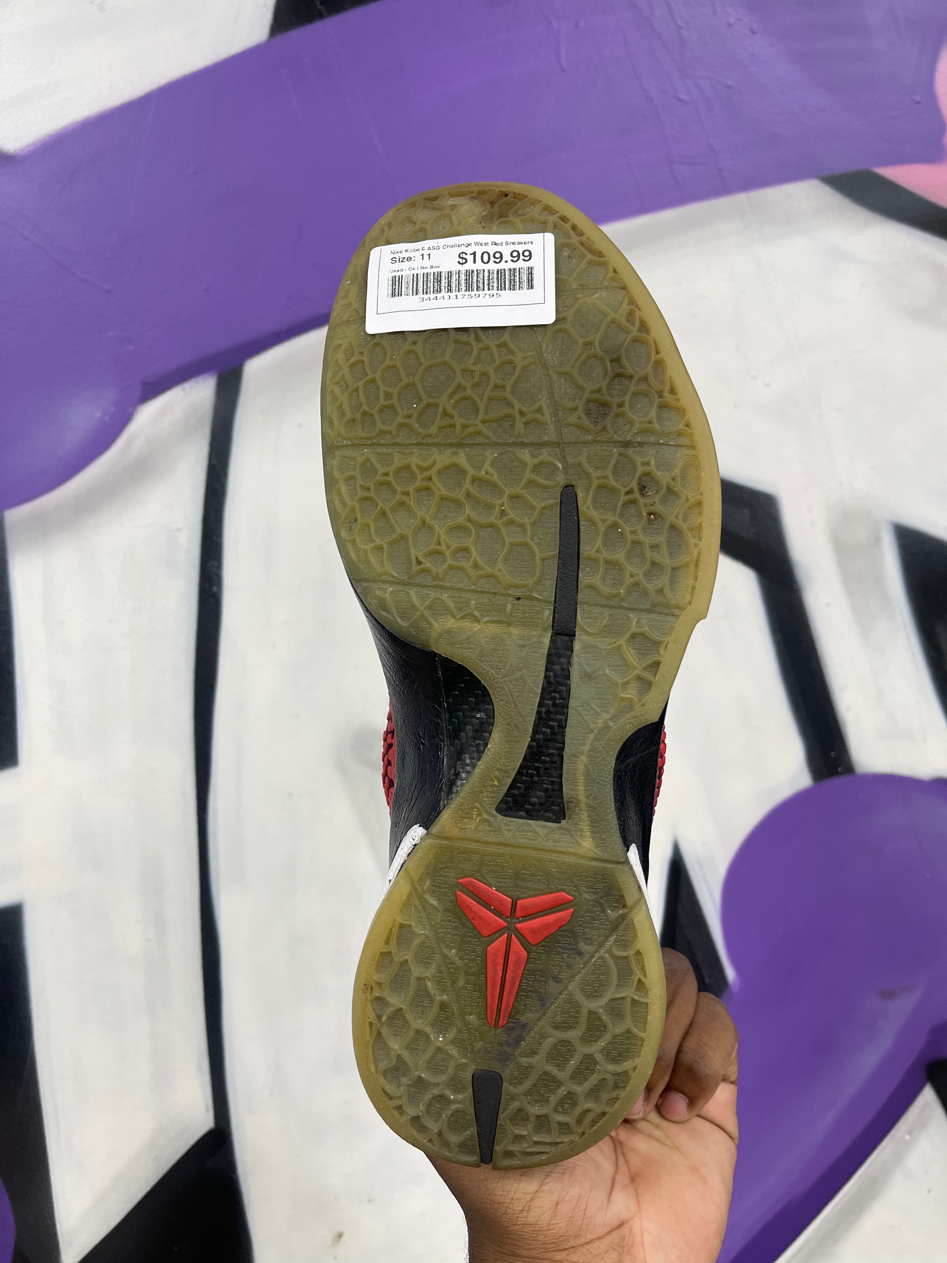 Nike Kobe 6 ASG Challenge West Red Sneakers