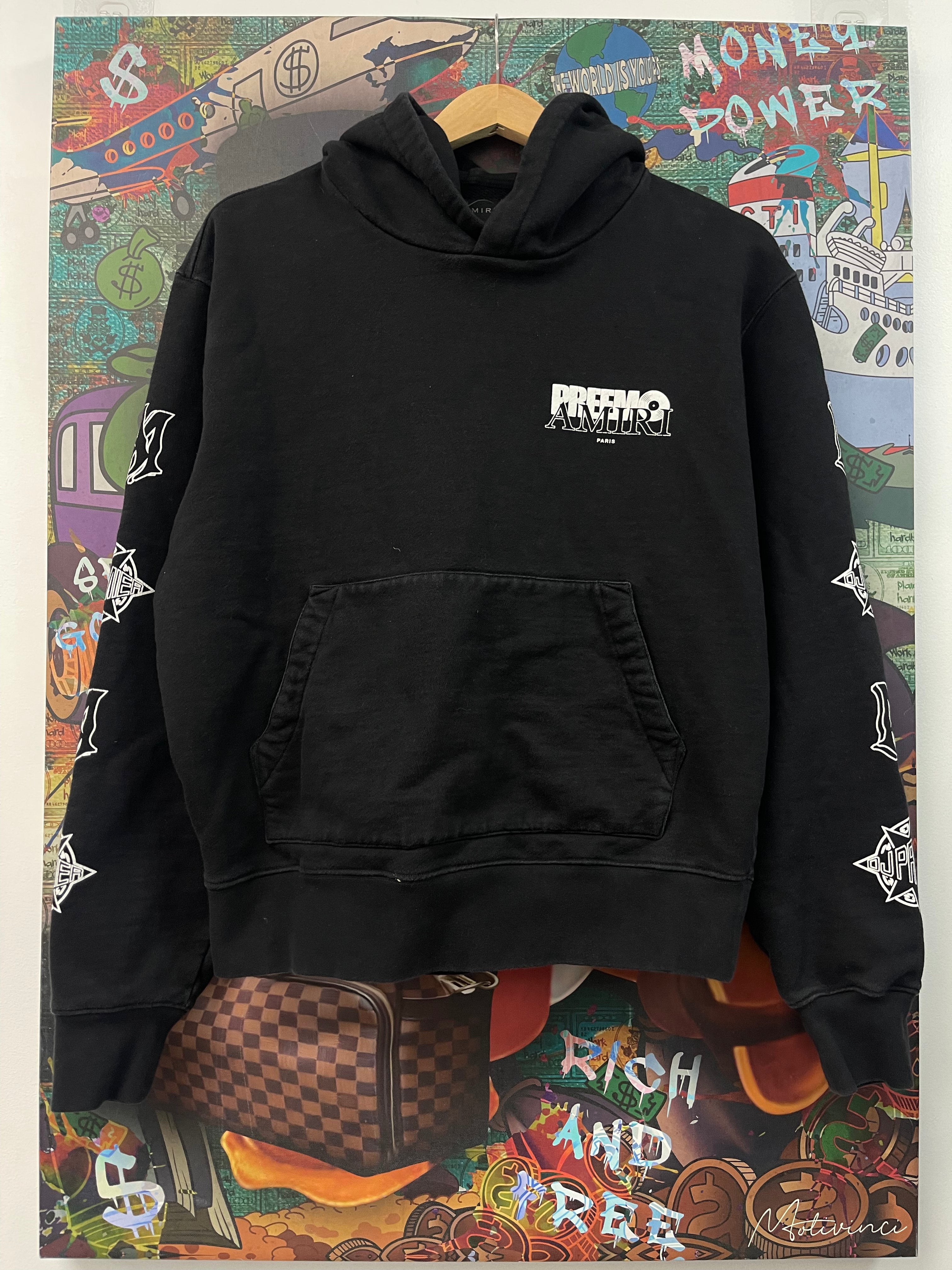 Amiri Black Preemo Hoodie