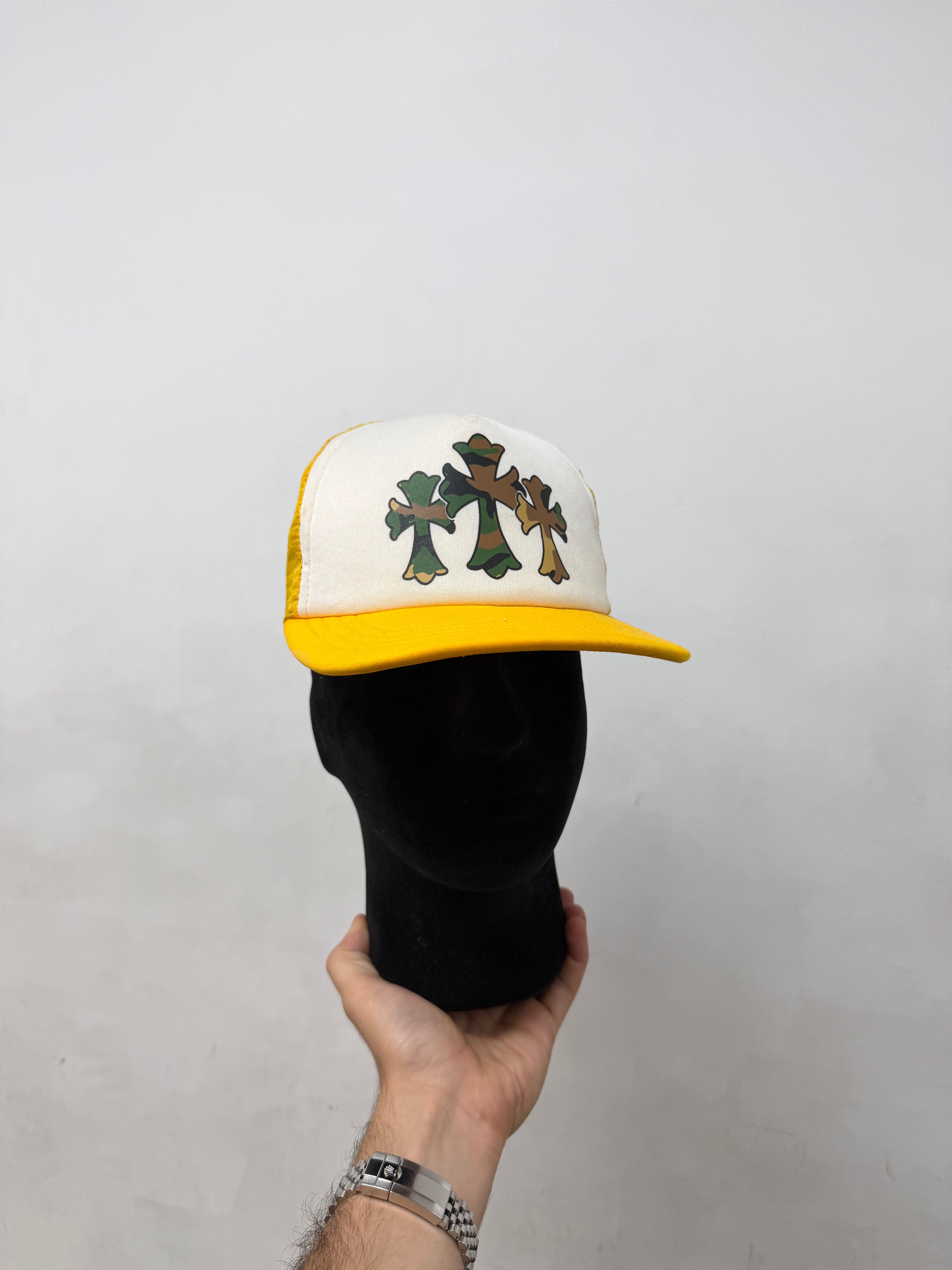 Chrome Hearts Yellow Camo King Taco Hat