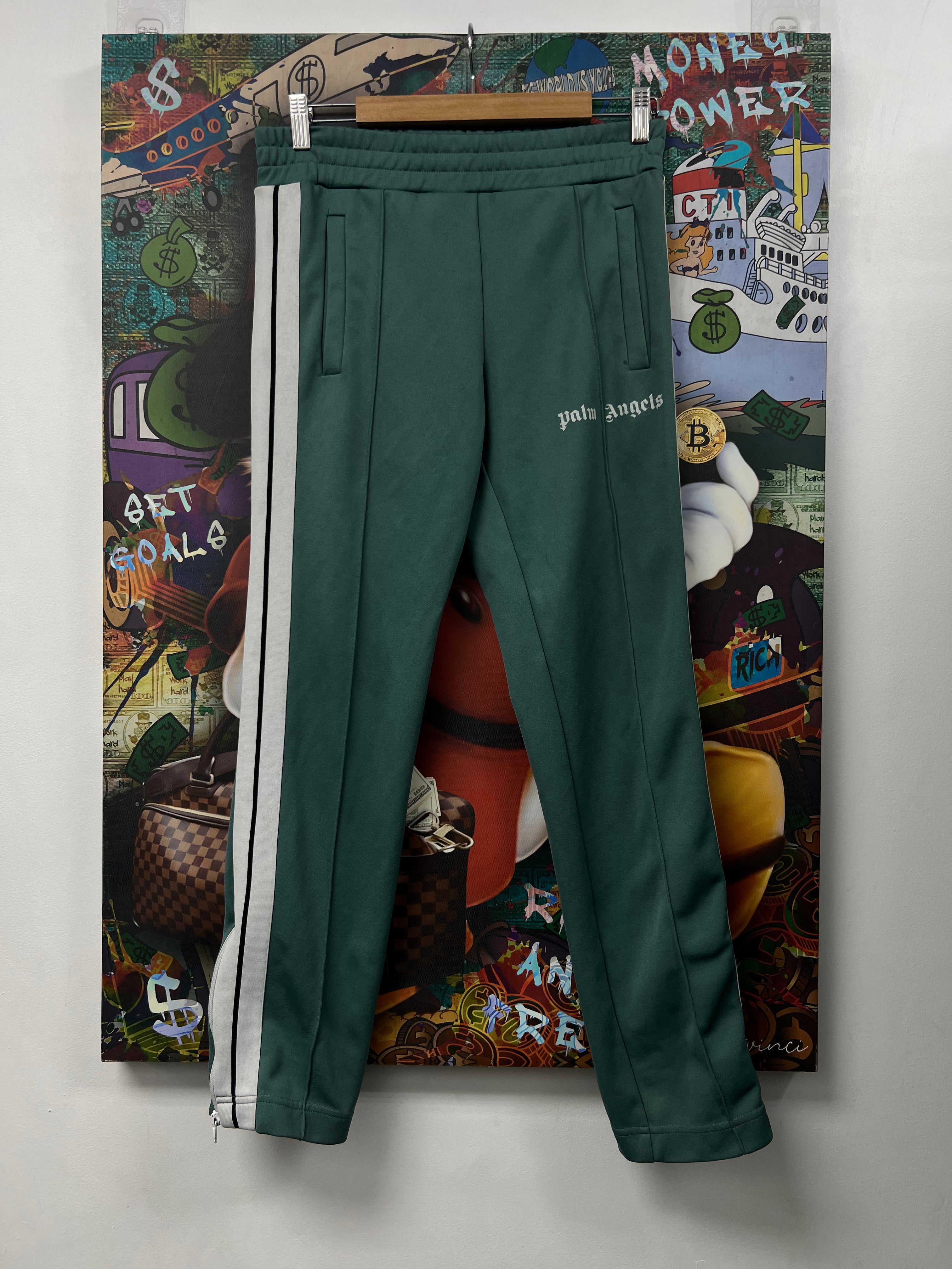 Palm Angels Seal Blue Track Pants