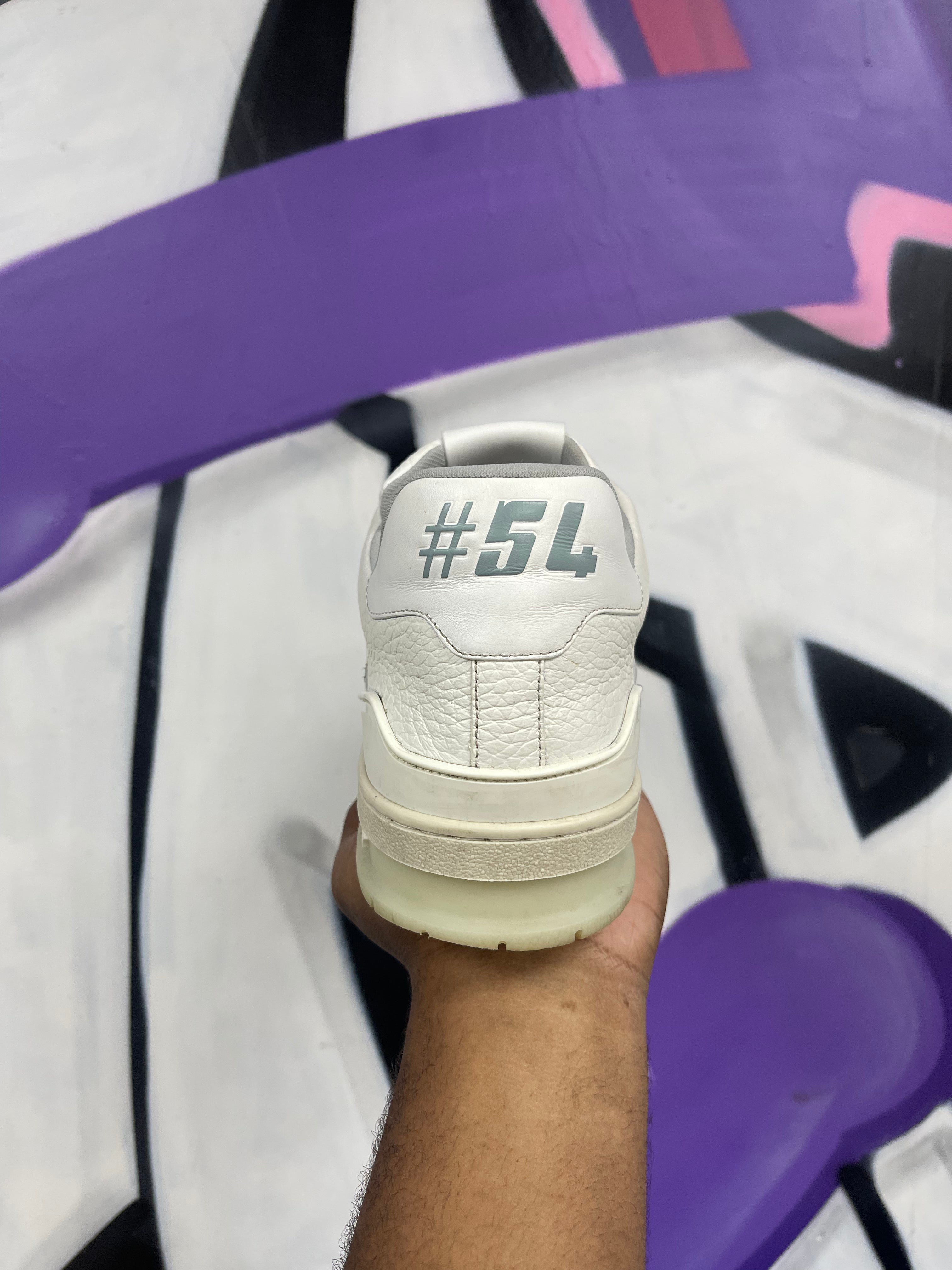 Louis Vuitton White #54 Trainer Sneakers