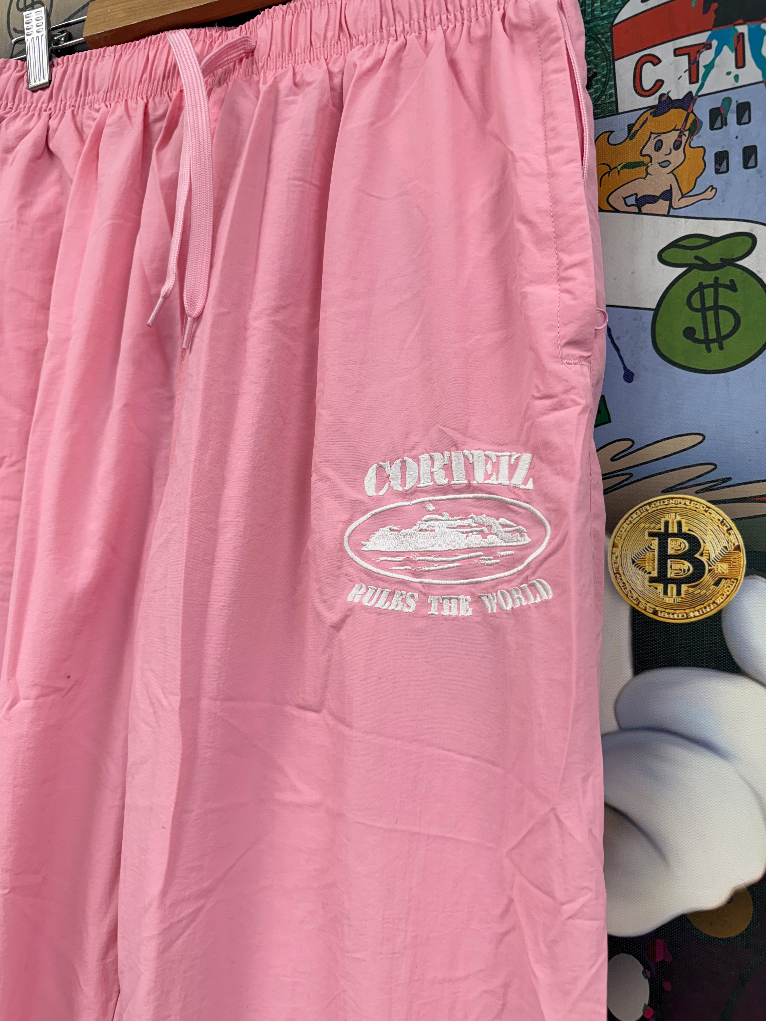 Corteiz Pink Track Pants