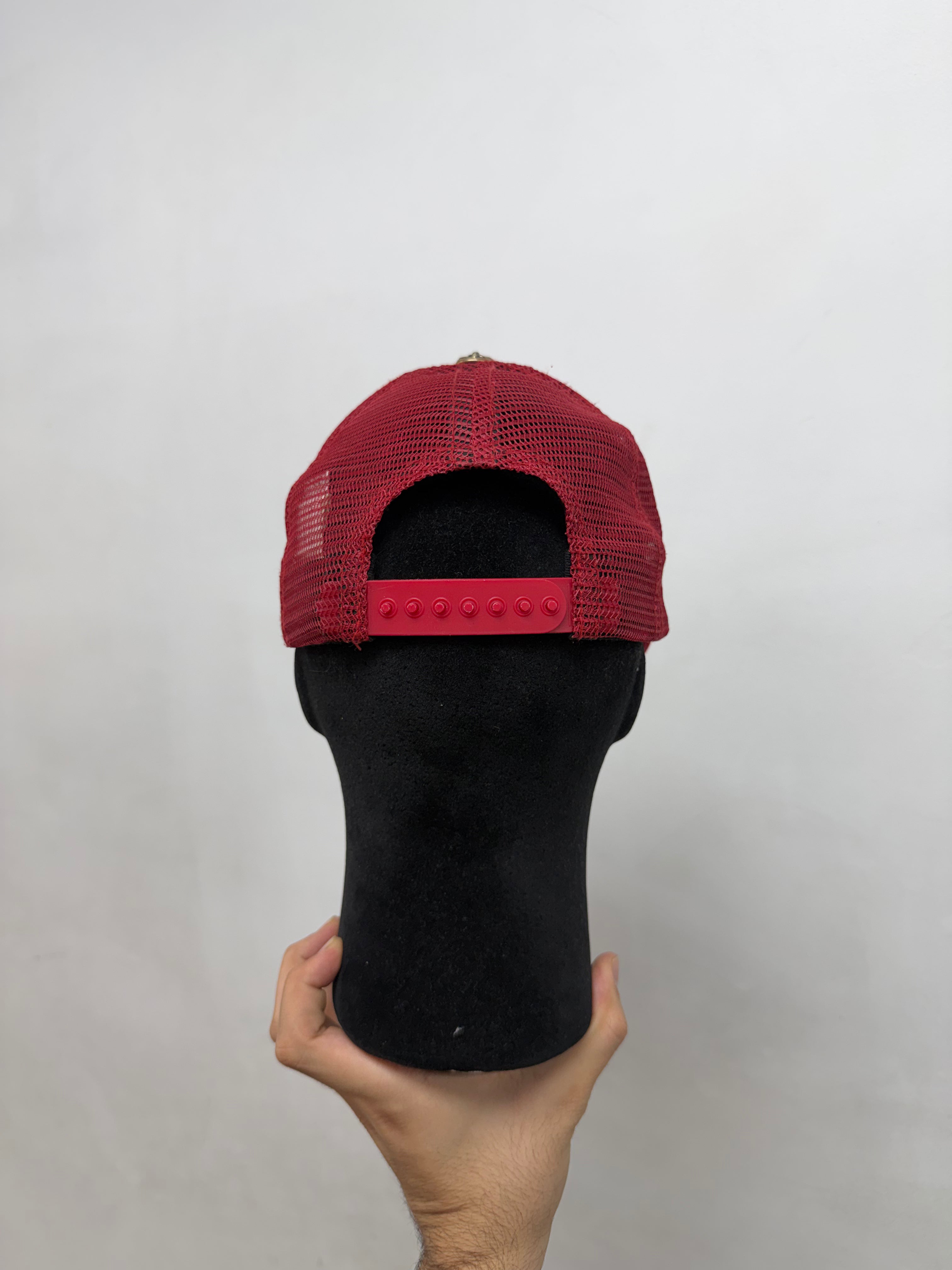 Chrome Hearts Red White F**K Trucker Hat