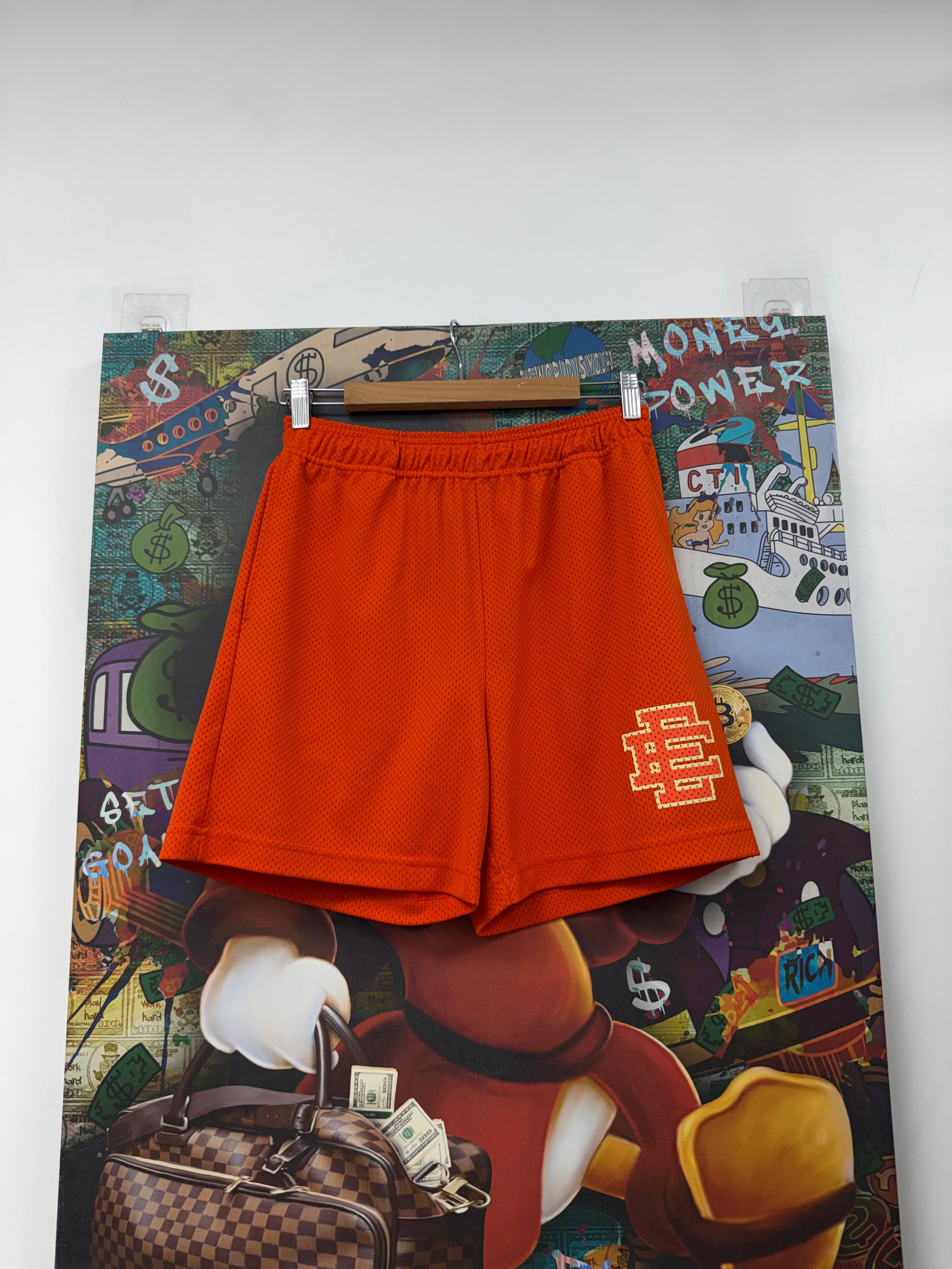 Eric Emanuel Orange Cream Basics Shorts