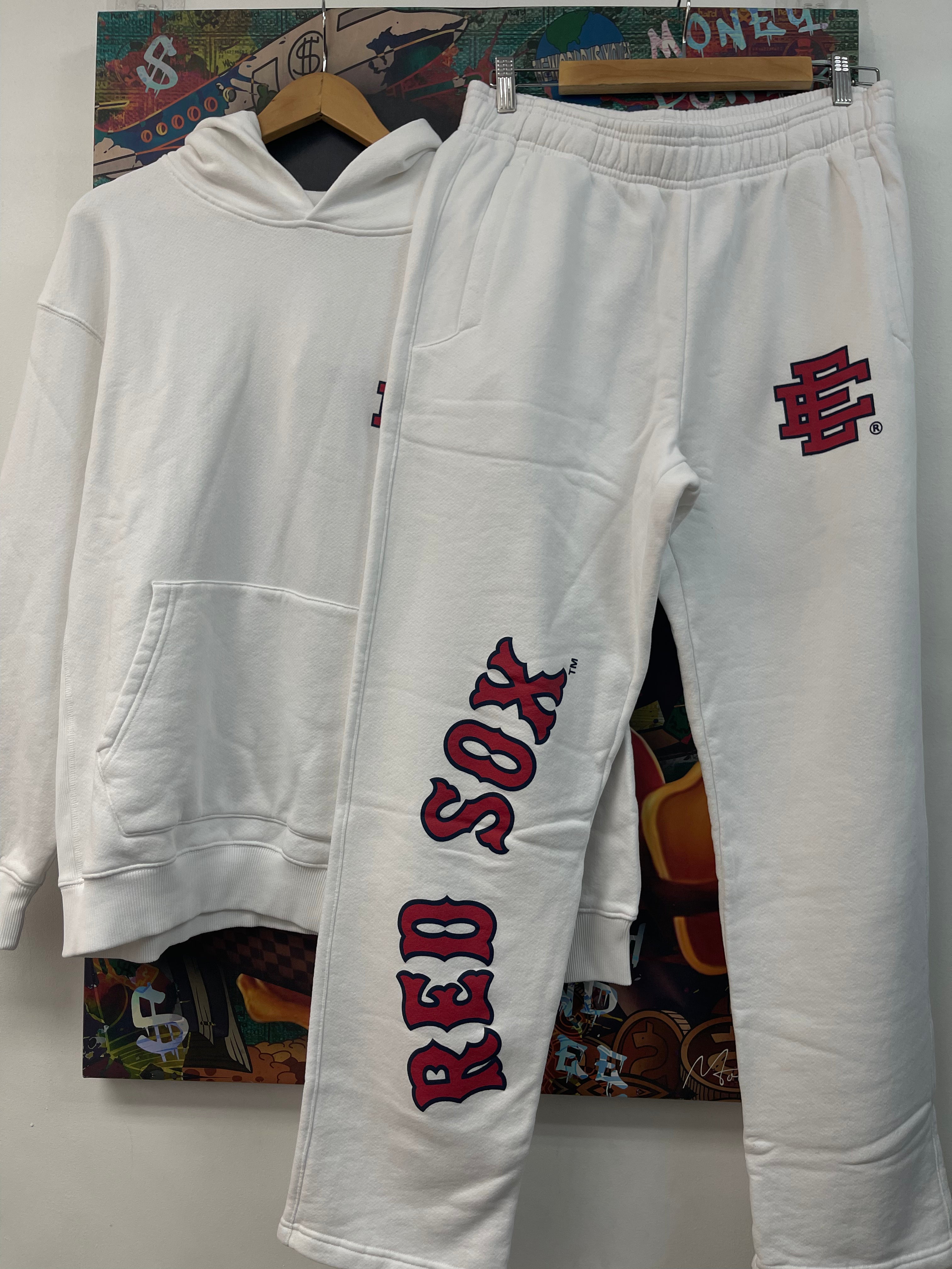Eric Emanuel White Red Boston Red Sox Sweatsuit