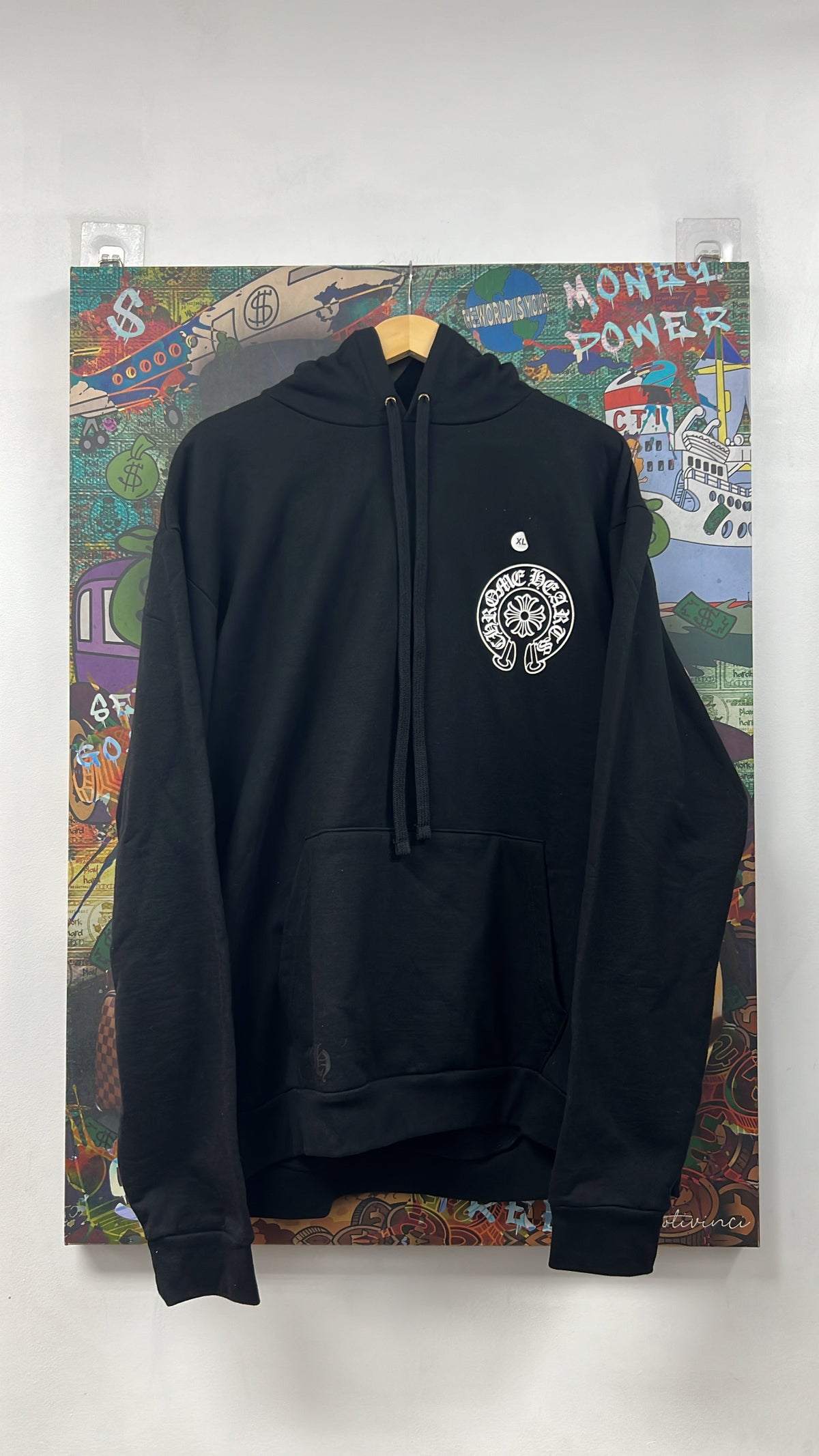 Chrome Hearts Black New York Horseshoe Hoodie