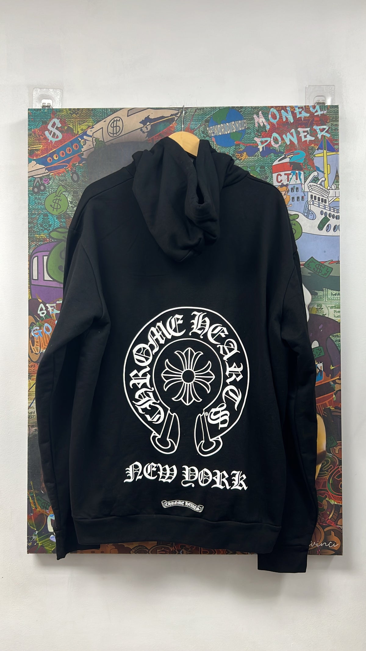 Chrome Hearts Black New York Horseshoe Hoodie