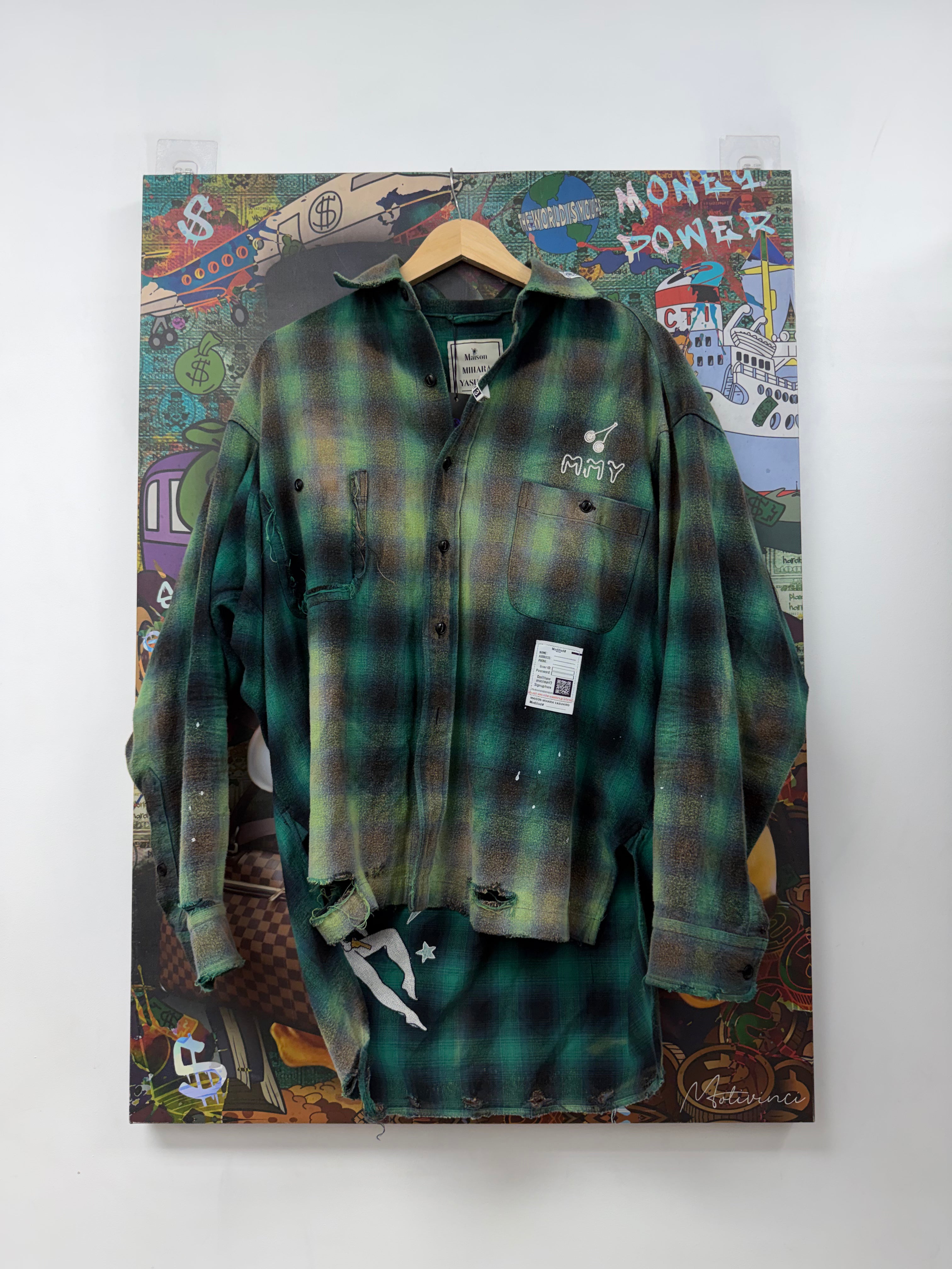 MMY Green Black Plaid (44) Flannel
