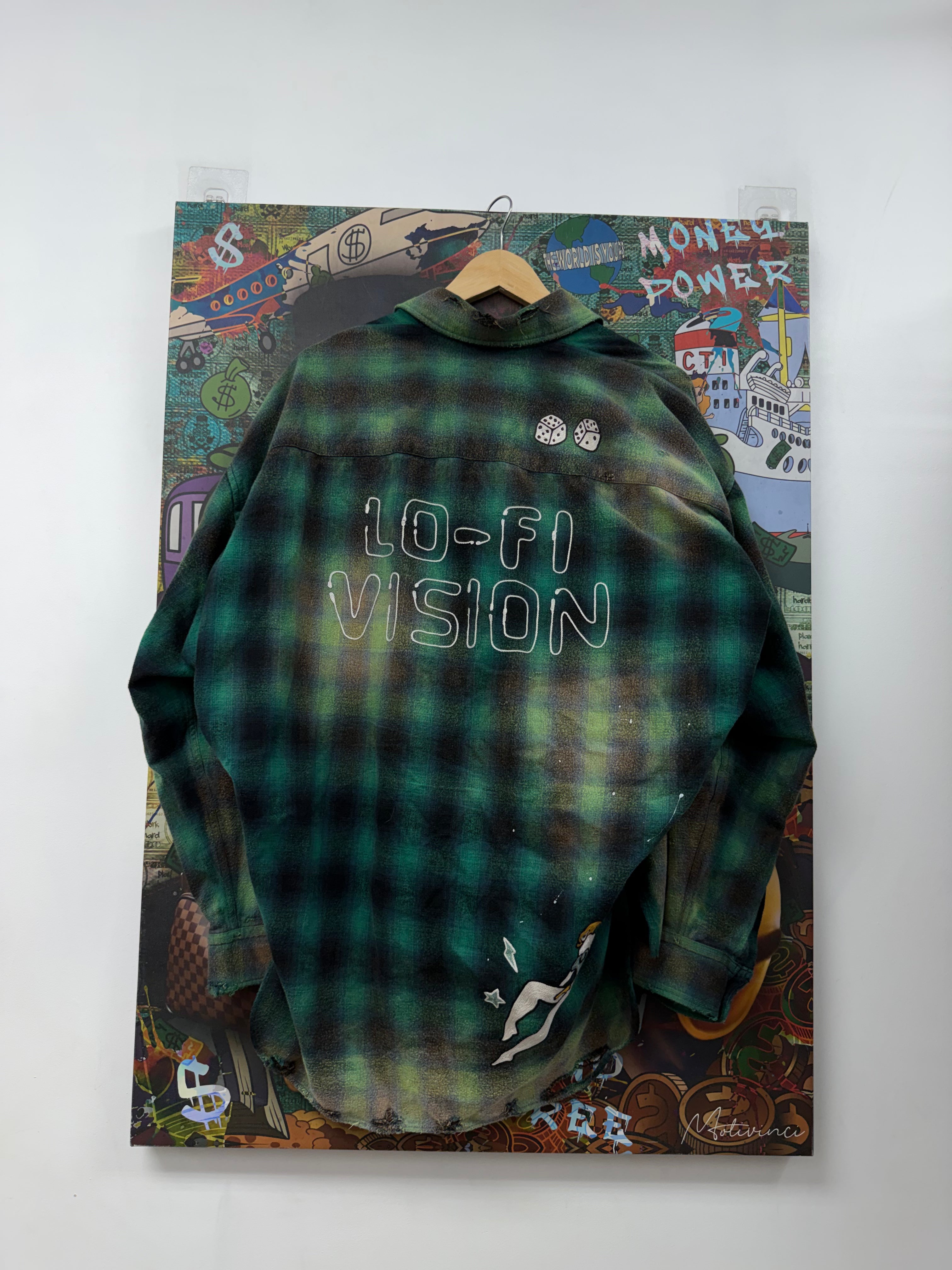 MMY Green Black Plaid (44) Flannel