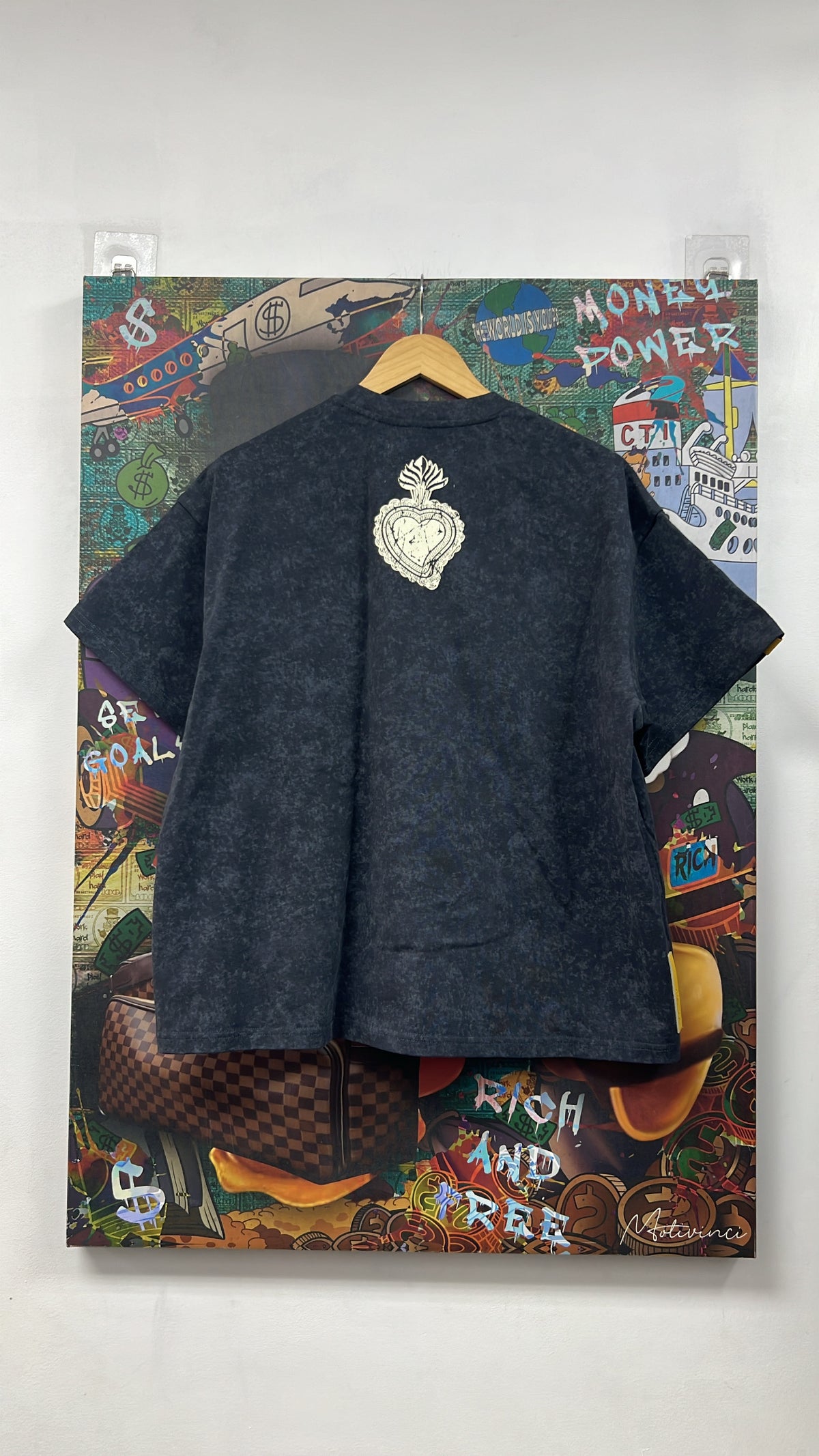 When Smoke Clears Tie Dye Rhinestone Tee