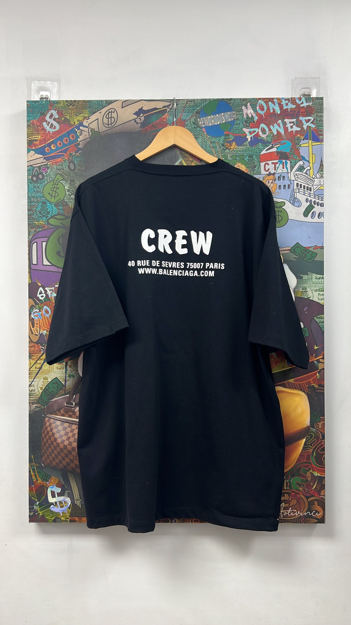 Balenciaga Black Crew Tee
