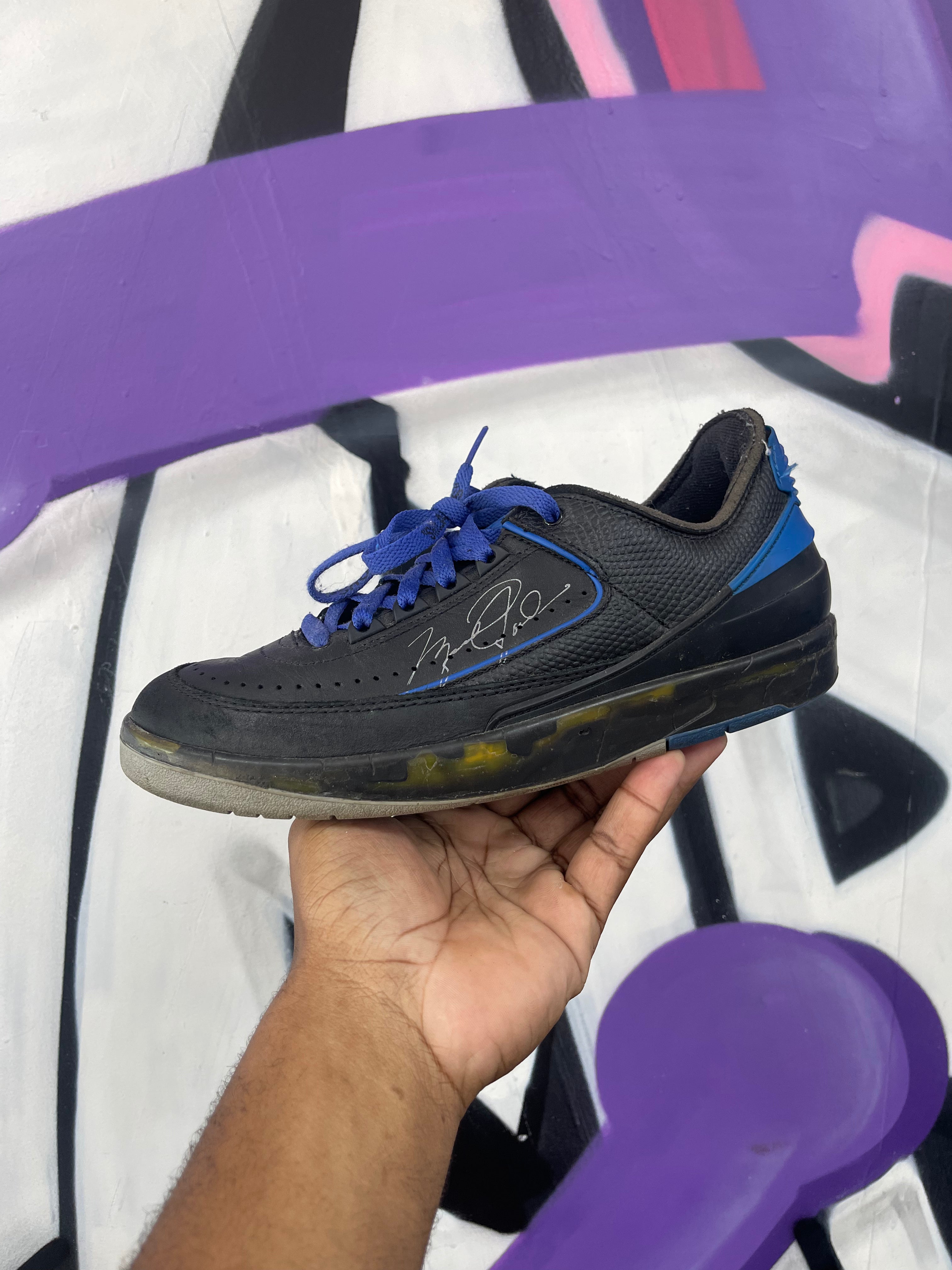 Jordan 2 Off White Black Sneakers