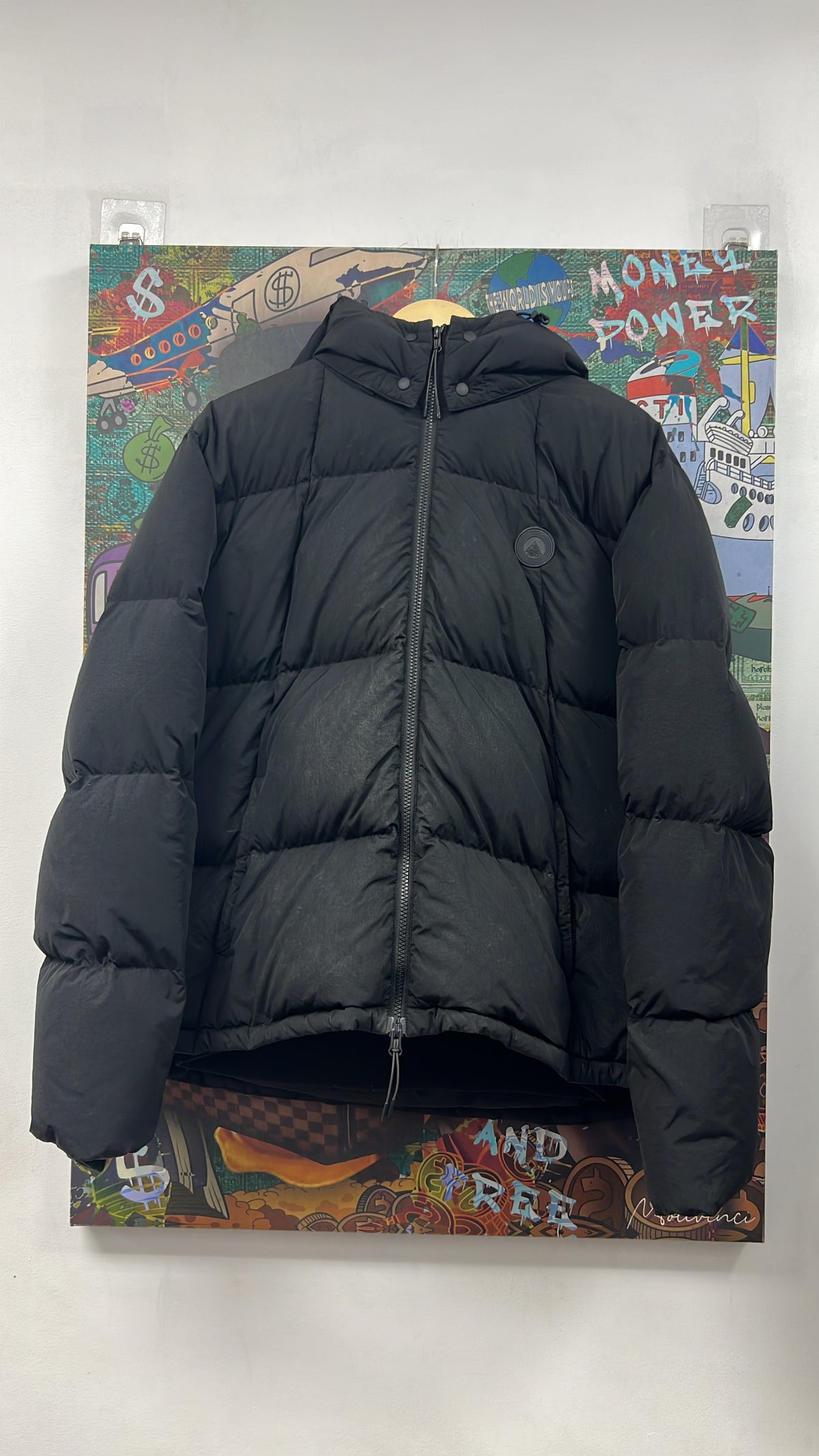 Kith Wrinkle Nylon Midi Puffer Jacket