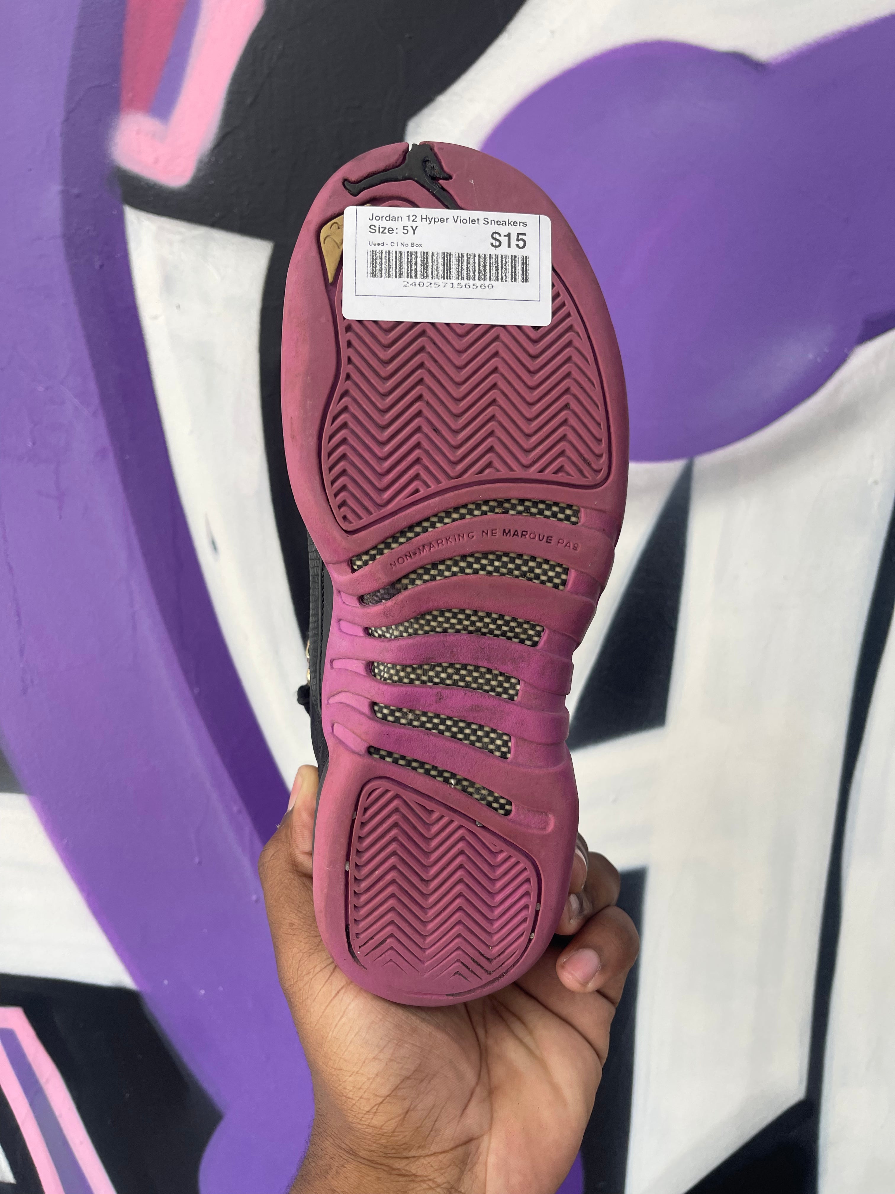 Jordan 12 Hyper Violet Sneakers